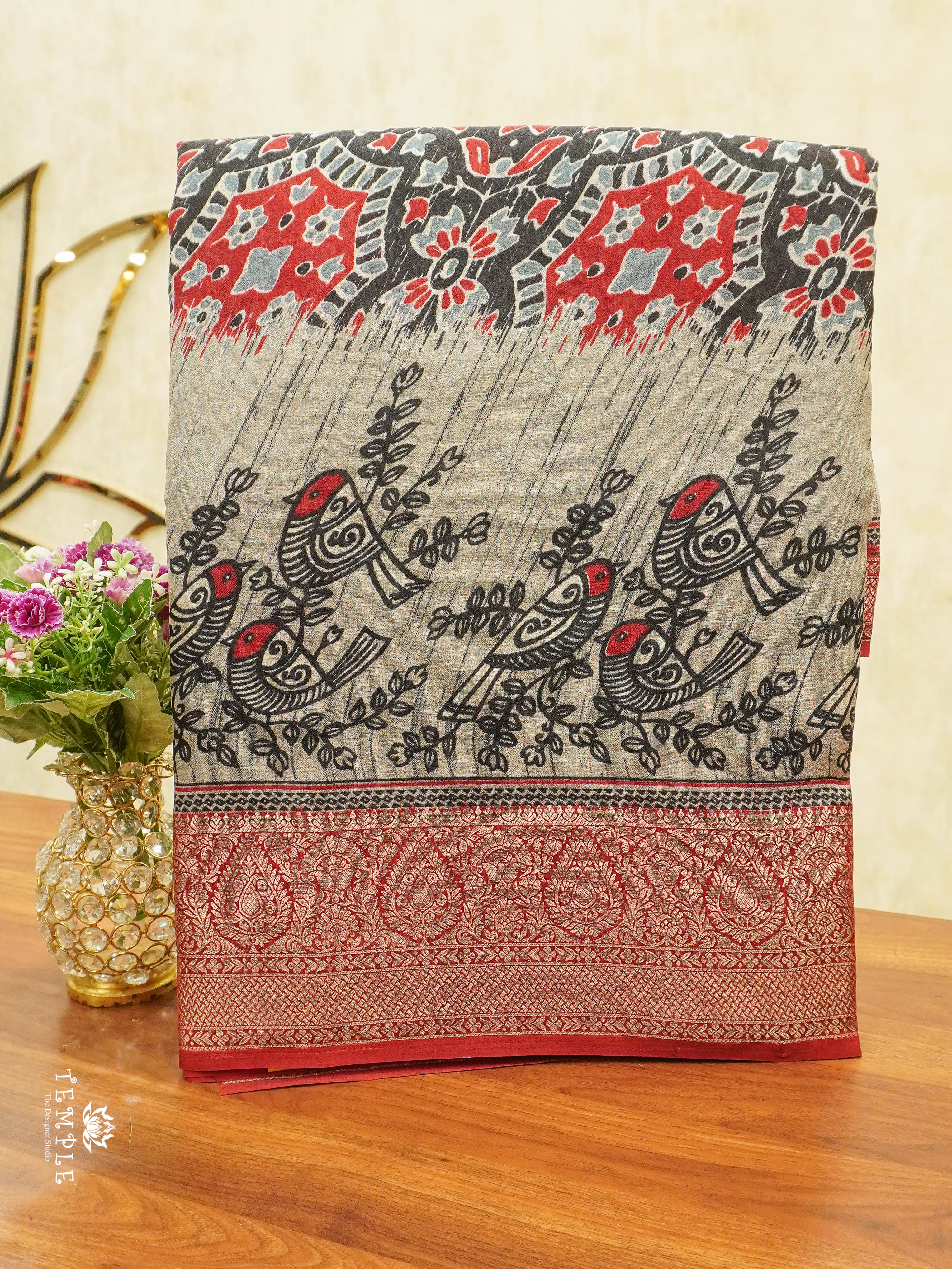 Printed Georgette Saree | TTDS1486