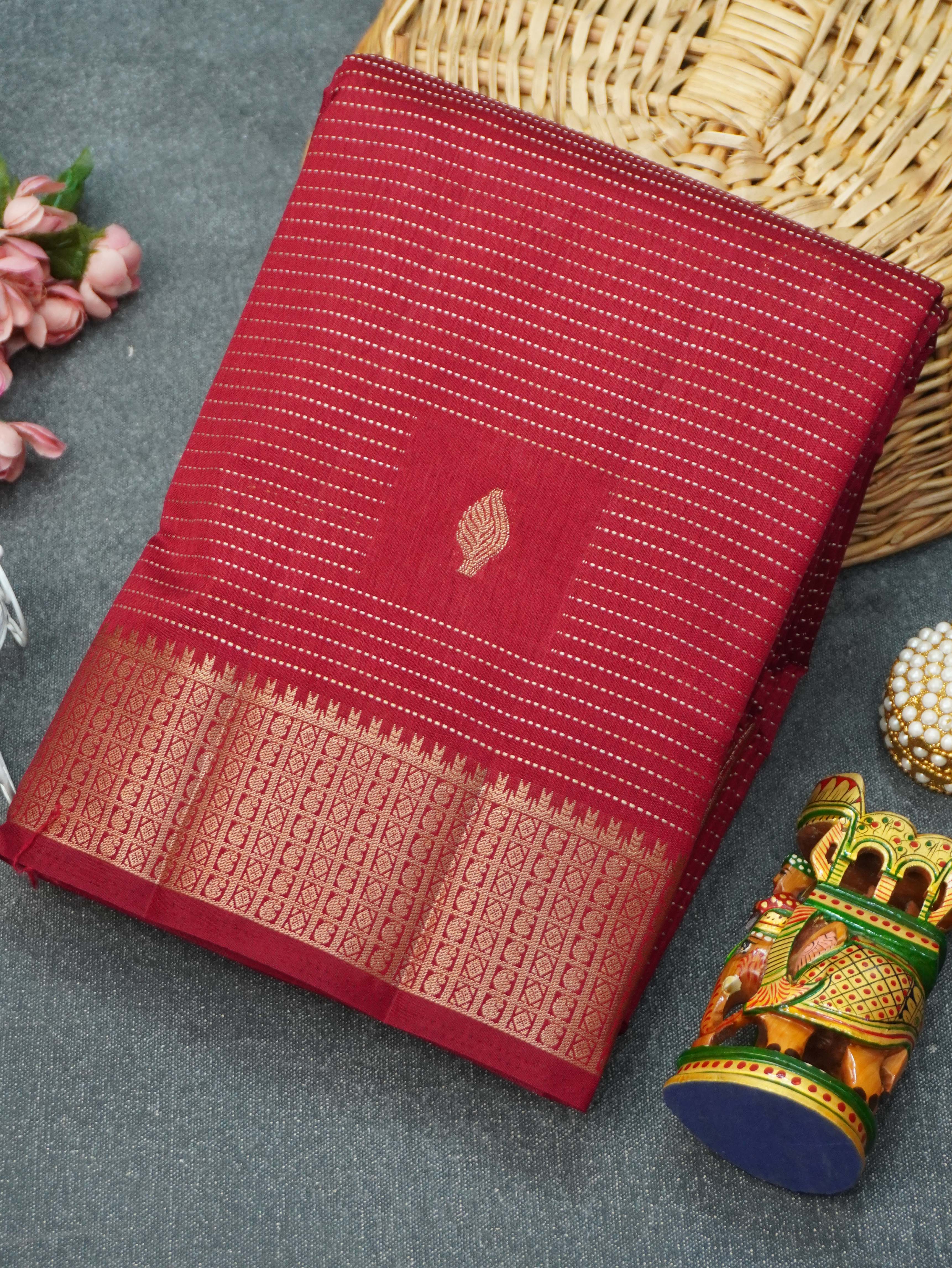 Semi Tussar Silk Saree | TTDS3369