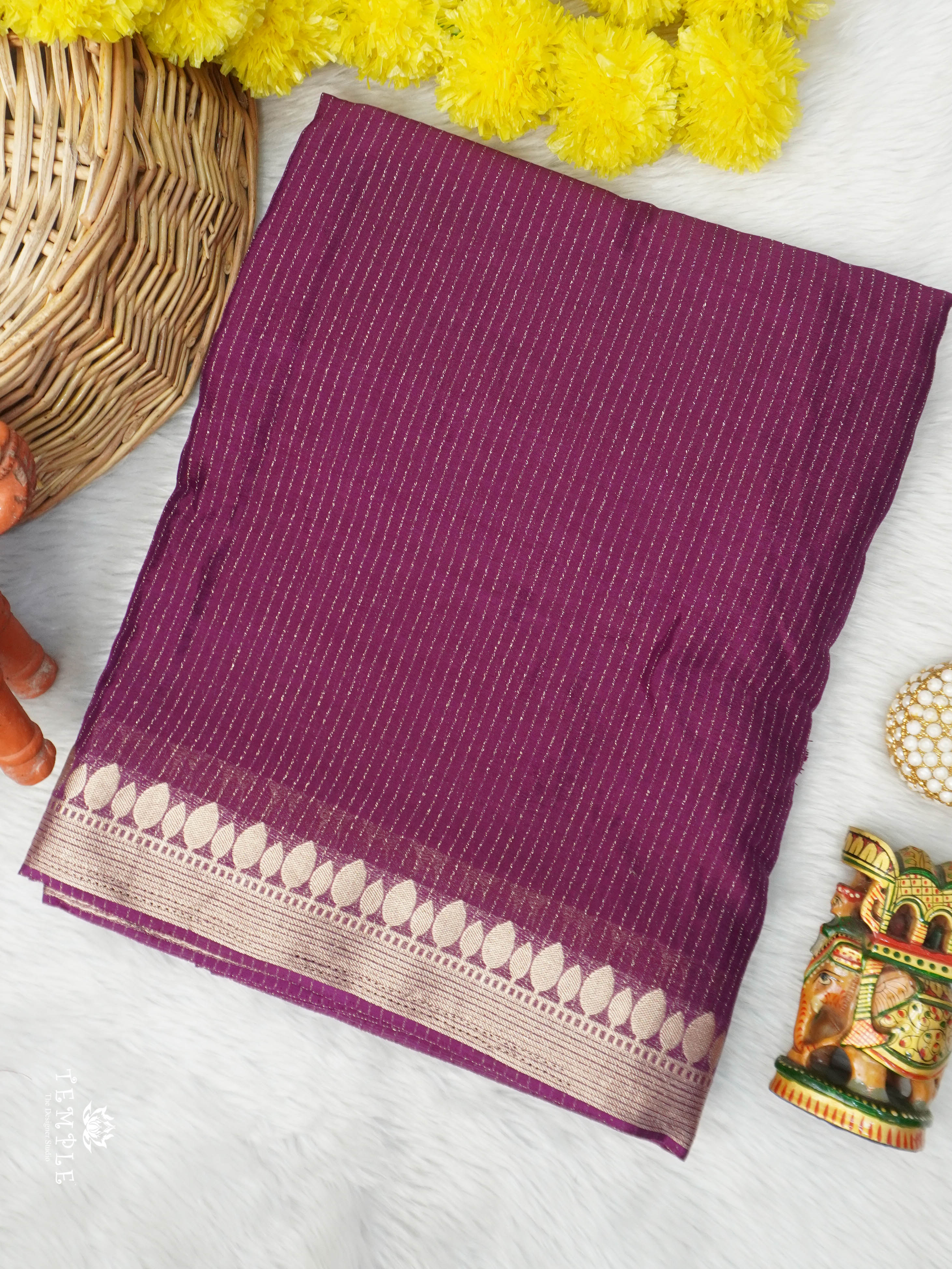 Georgette Saree With Vaira Oosi Pattern | TTDS2923