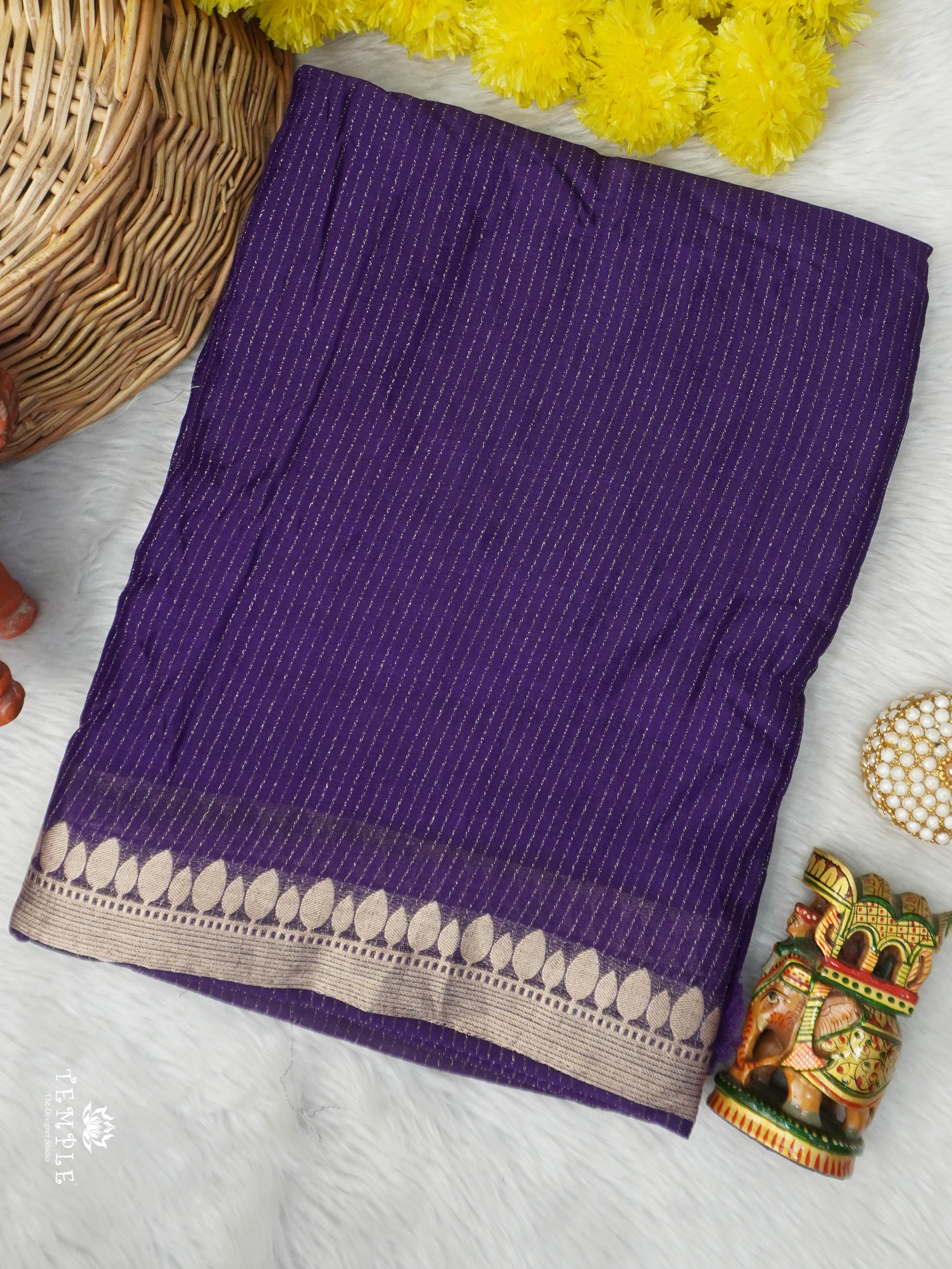 Georgette Saree With Vaira Oosi Pattern | TTDS2923