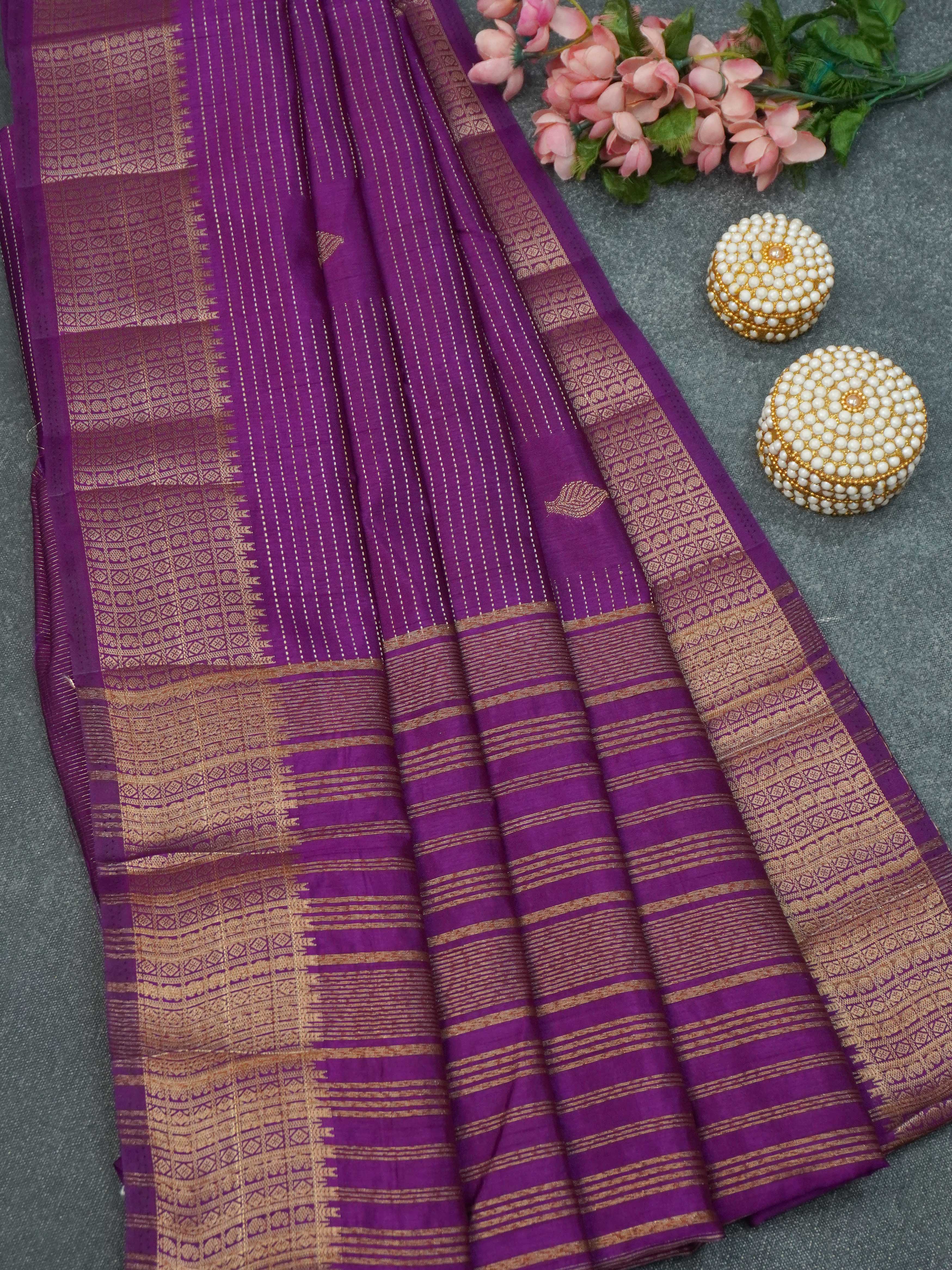 Semi Tussar Silk Saree | TTDS3369
