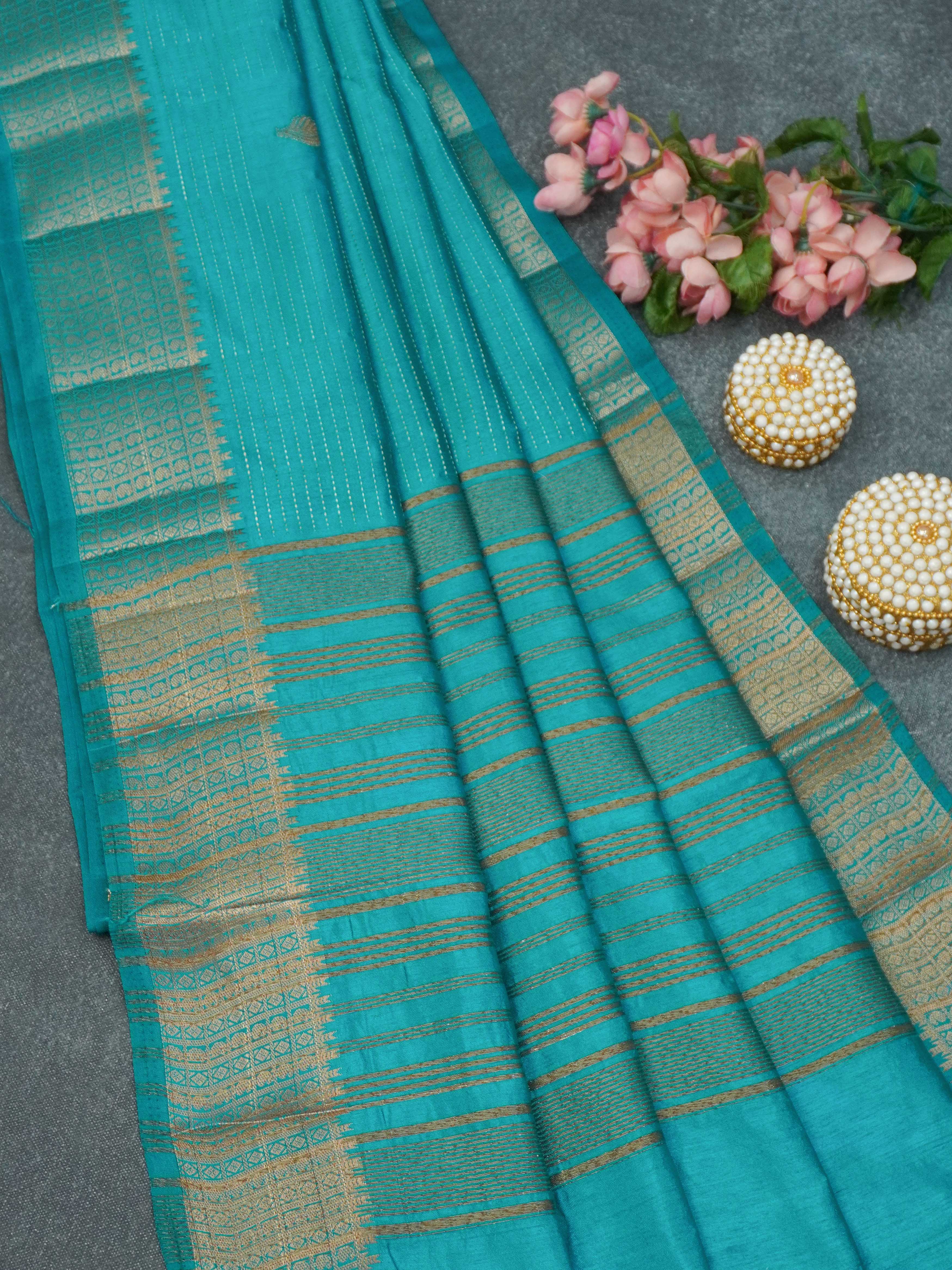 Semi Tussar Silk Saree | TTDS3369