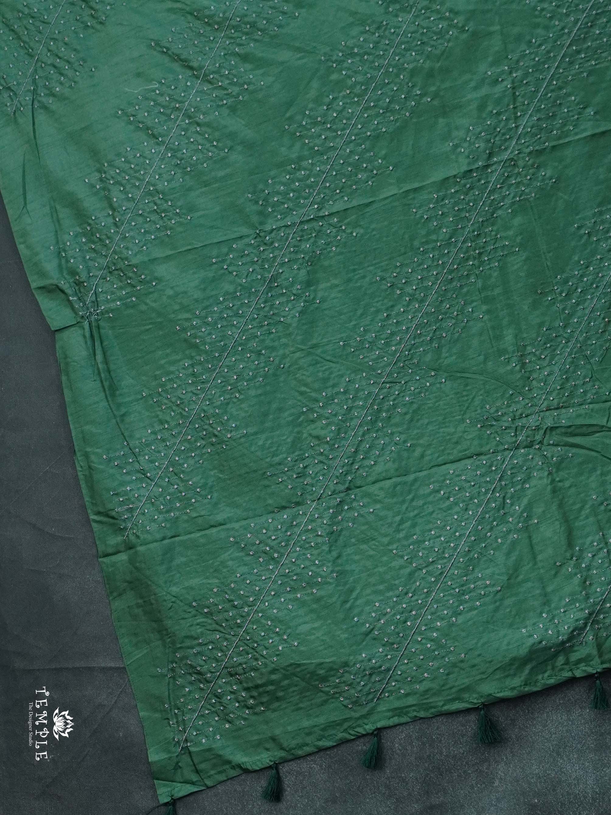 Matka Silk Saree With Zari Work | TTDS2450