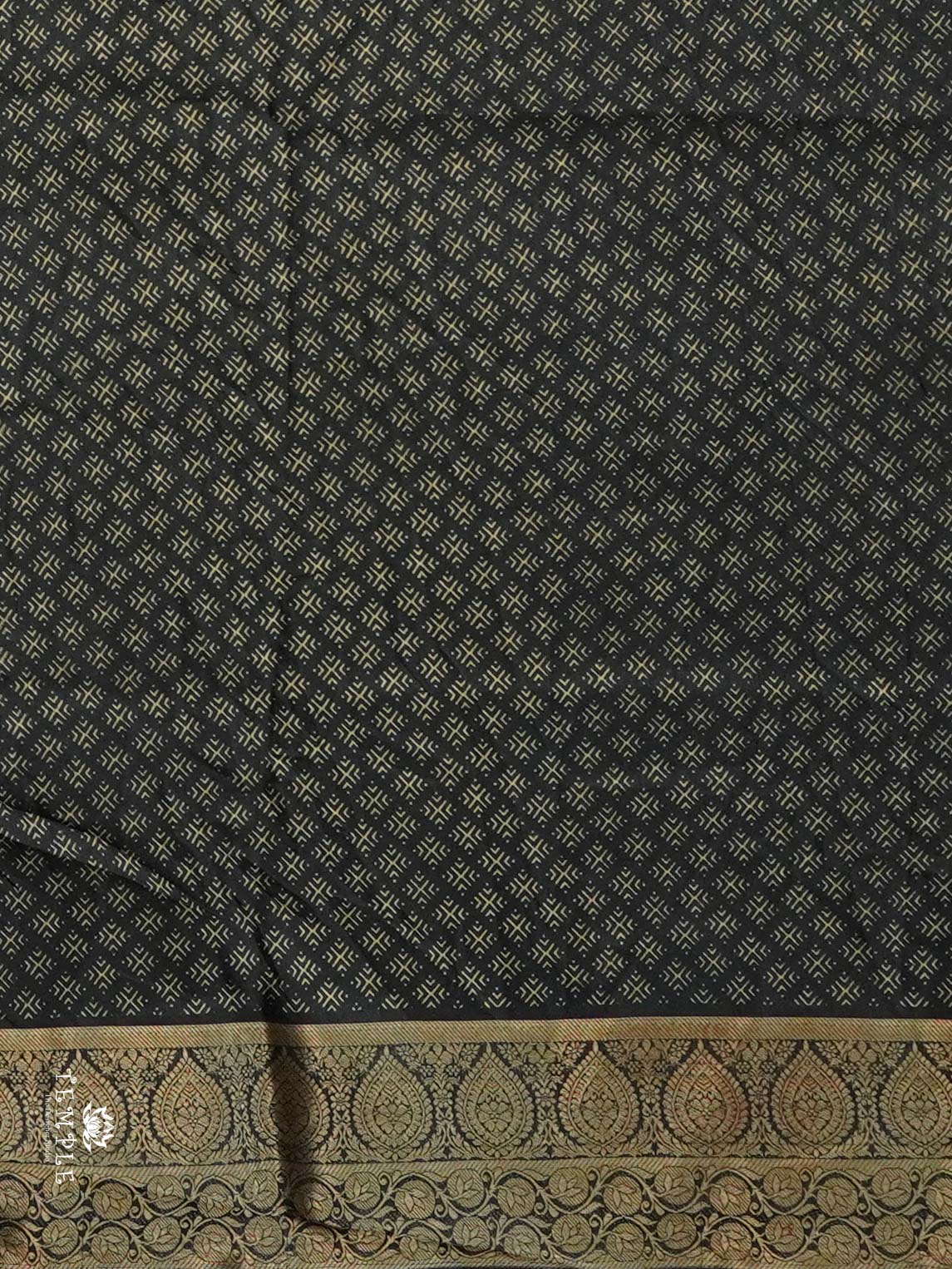 Floral Pattern Cotton Saree | TTDS2460