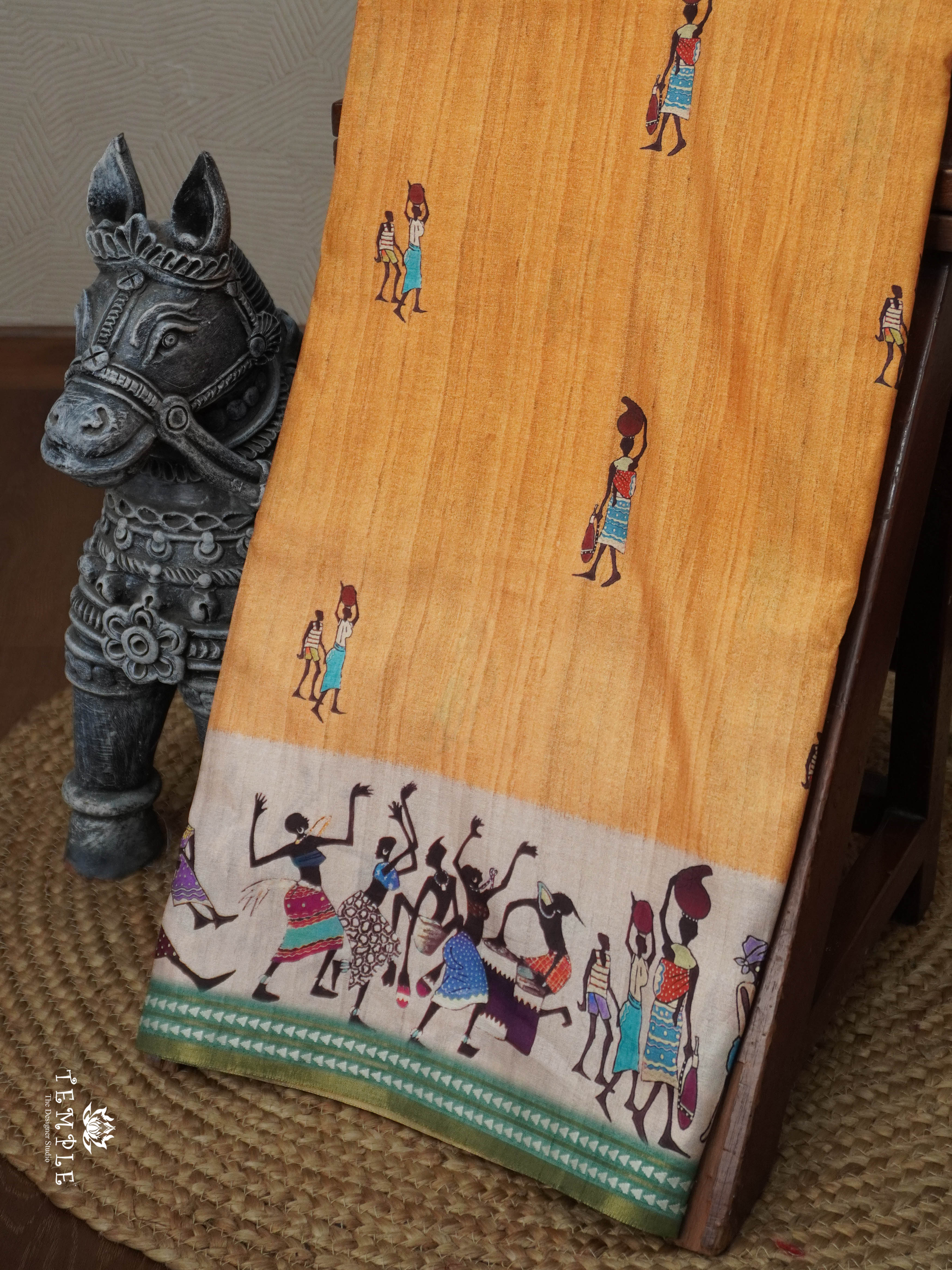 Printed Art Silk Saree | TTDS2940