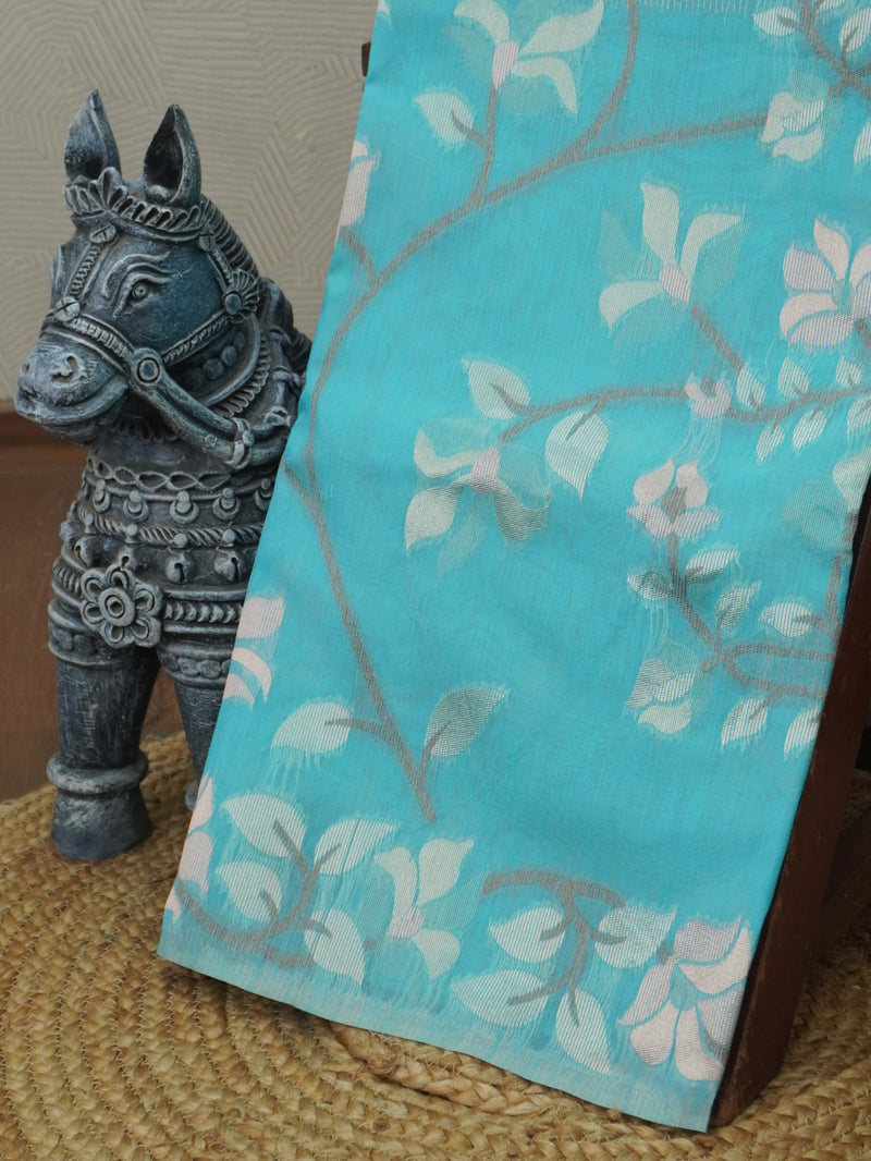 Linen Silk Saree | TTDS3372