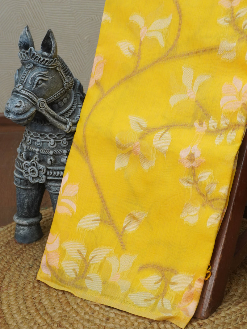 Linen Silk Saree | TTDS3372