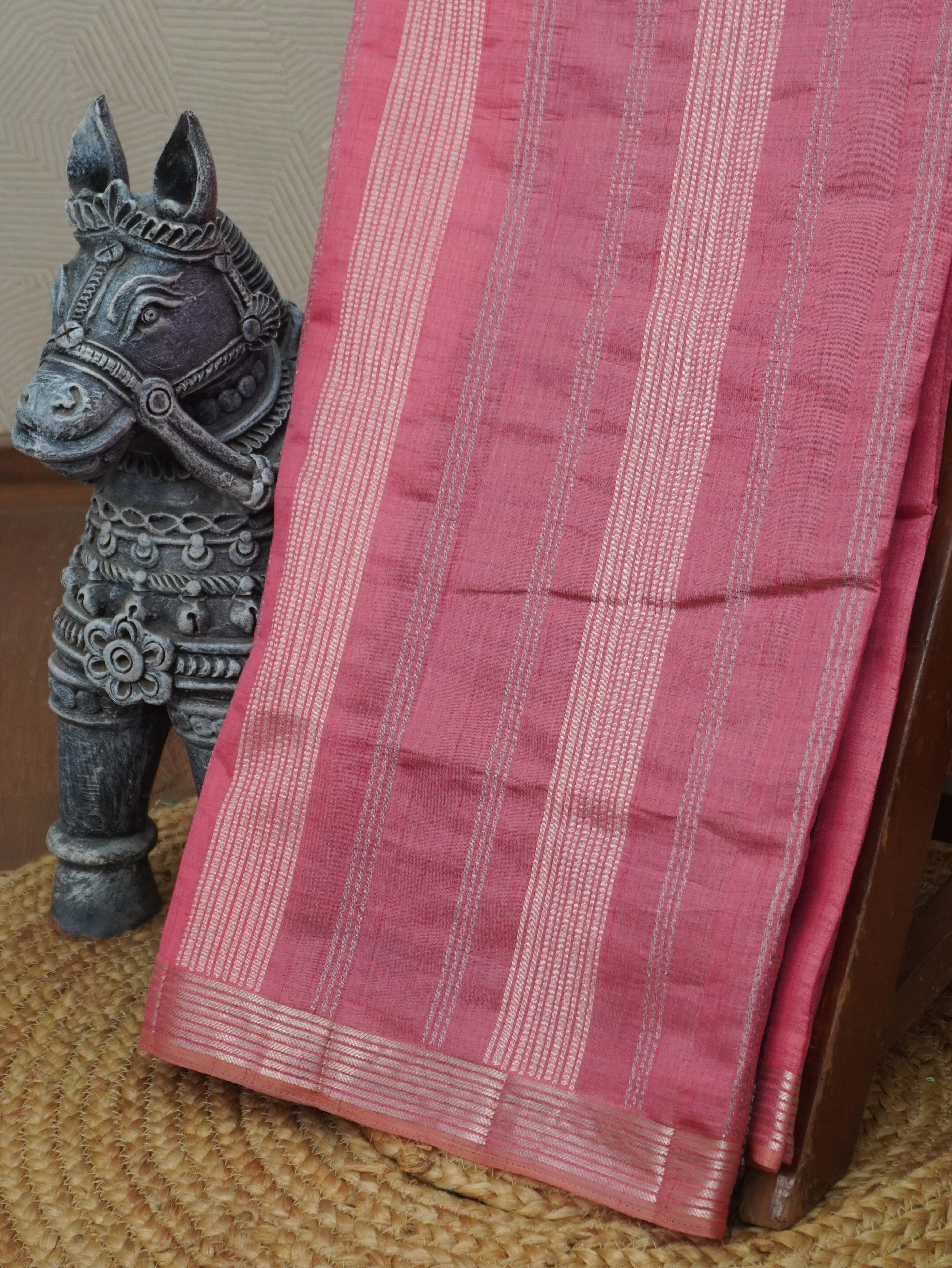Semi Tussar Silk Saree | TTDS3371