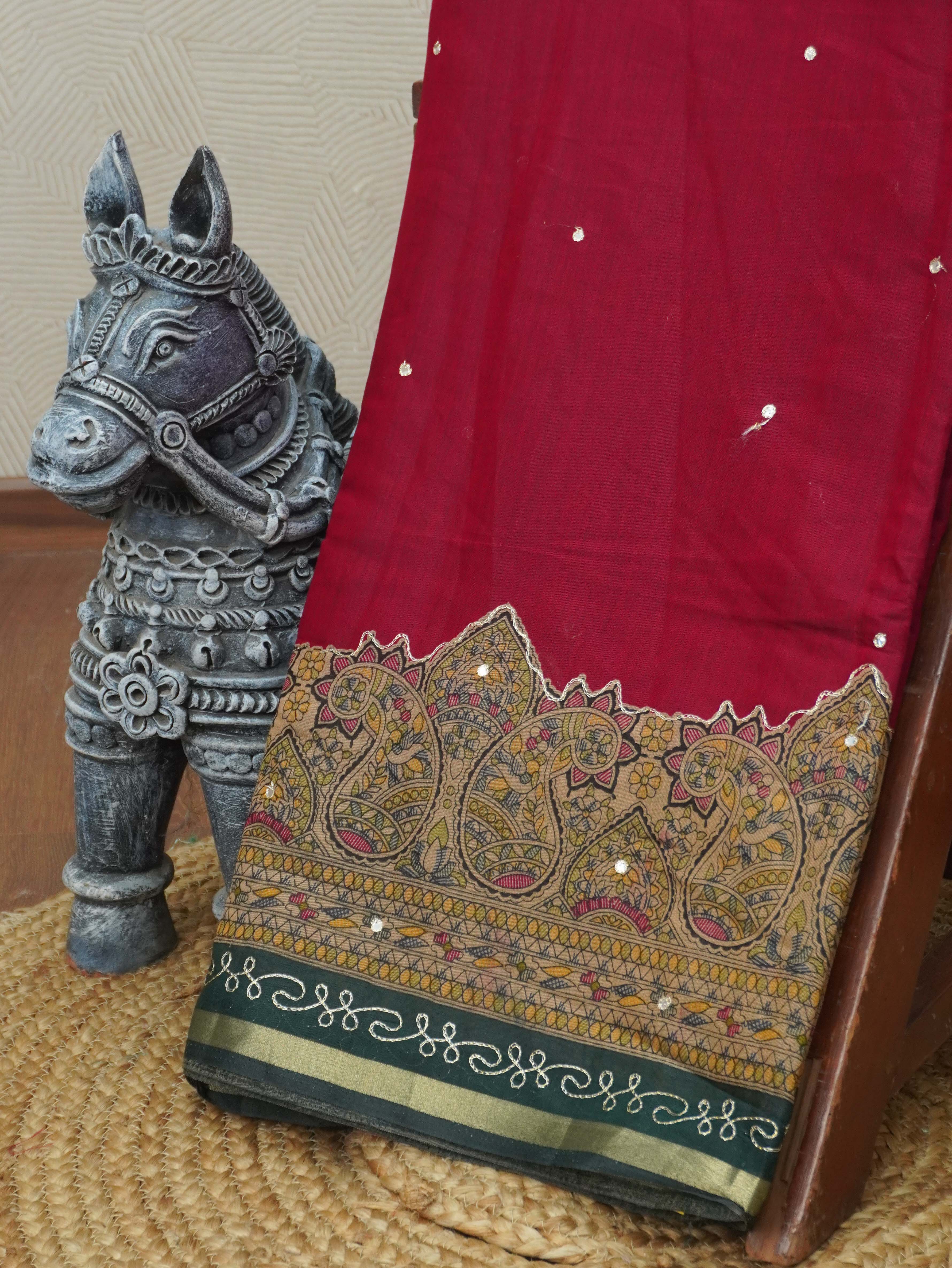 Mangalagiri Cotton Saree | TTDS3373