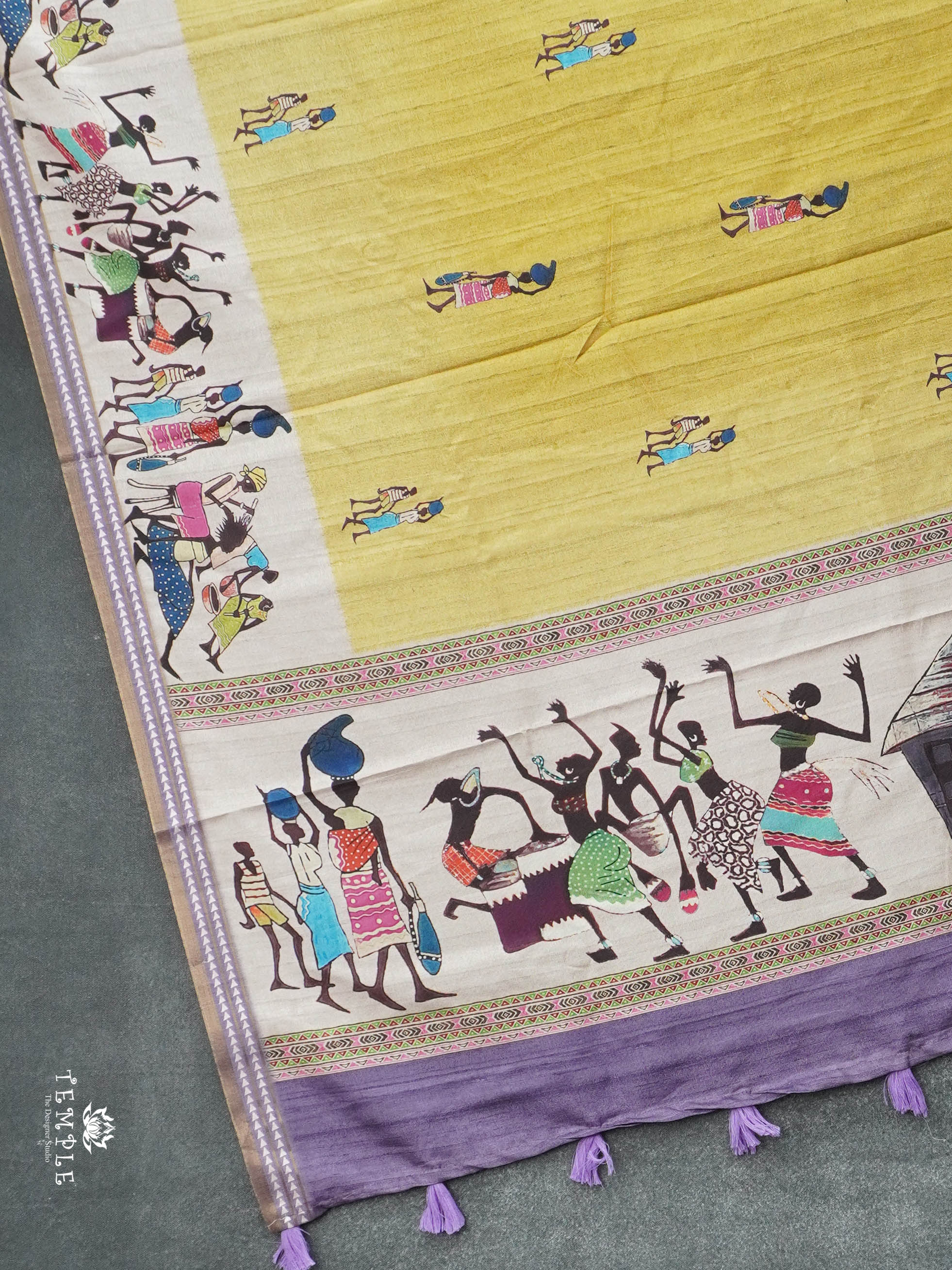 Printed Art Silk Saree | TTDS2940