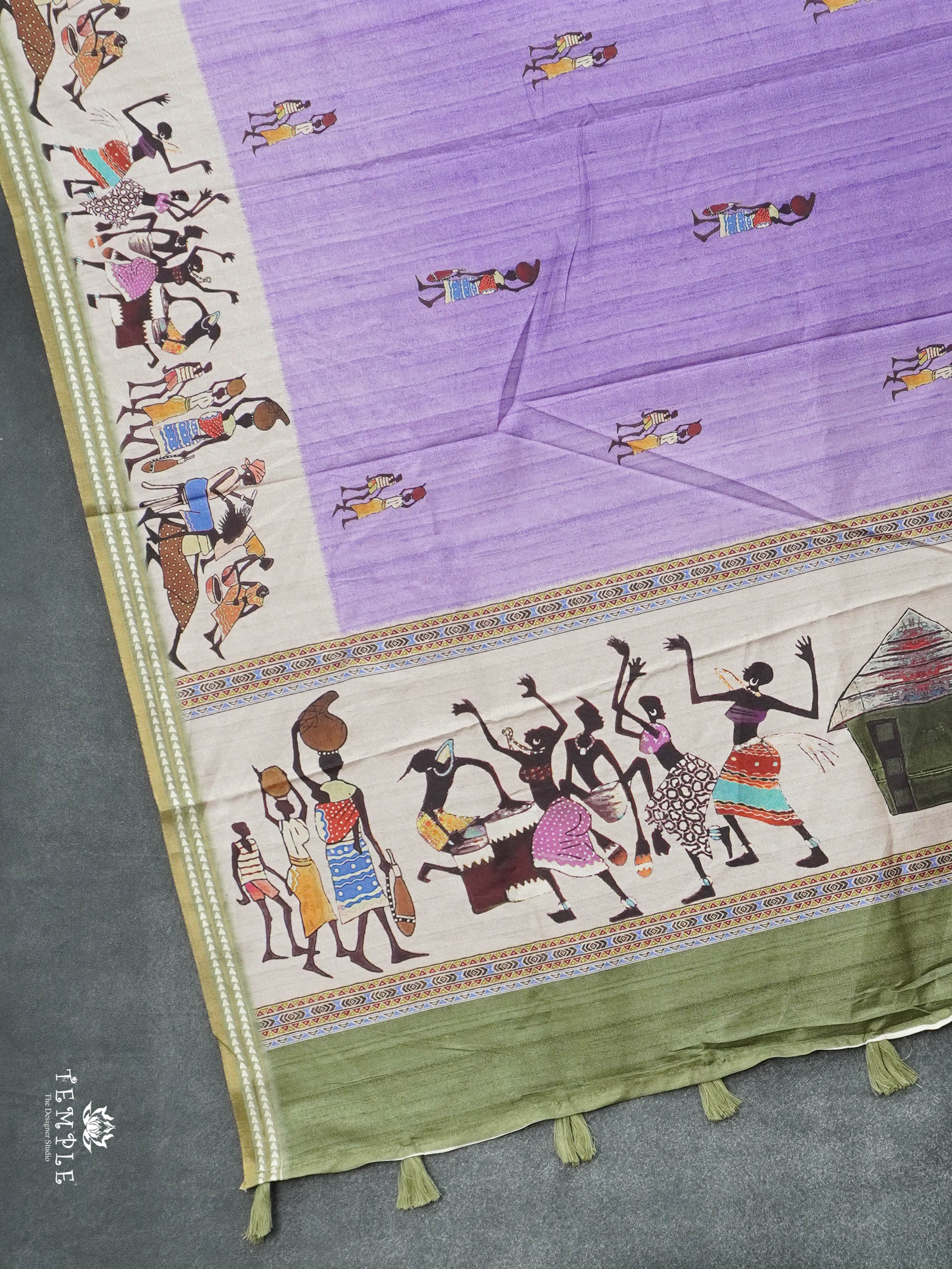 Printed Art Silk Saree | TTDS2940