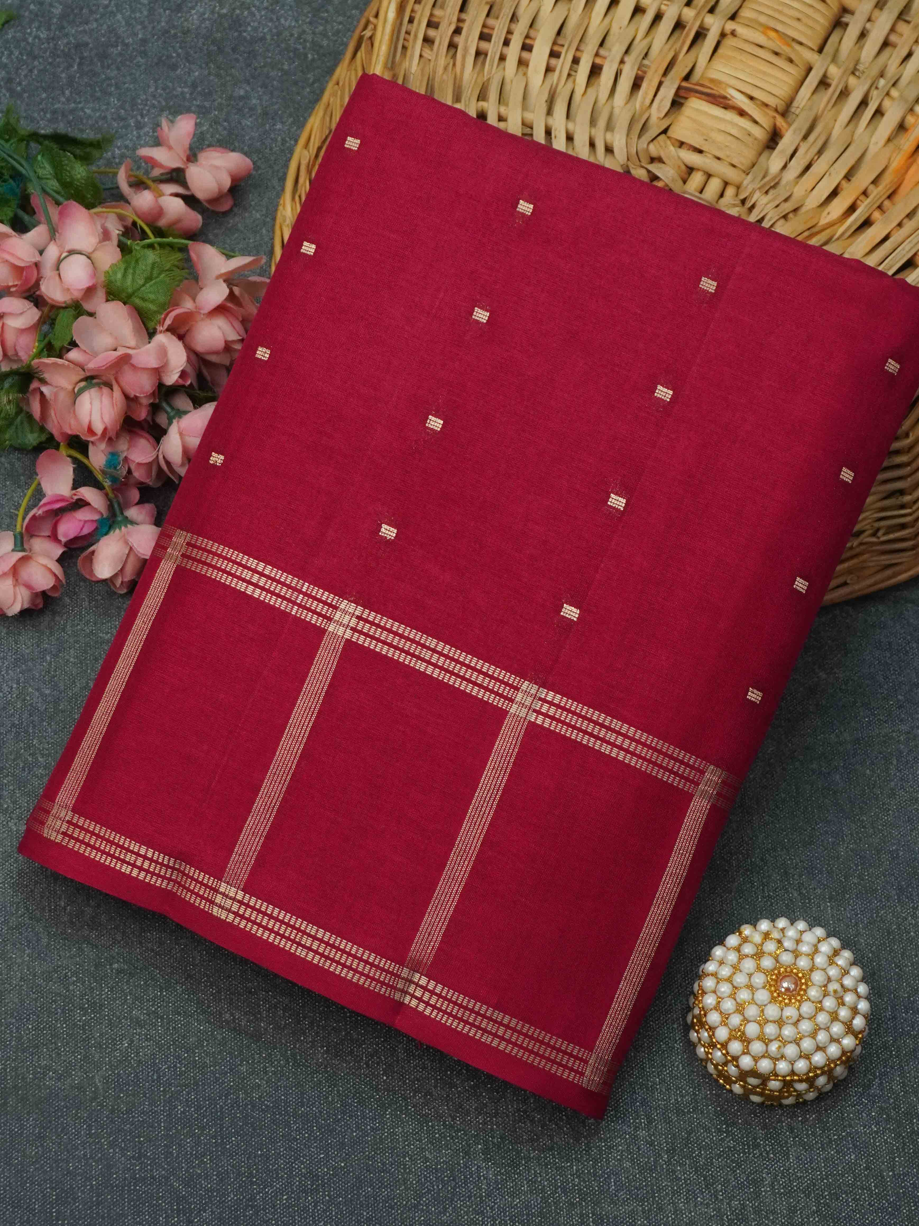 Handloom Matka Silk Saree | TTDS3375