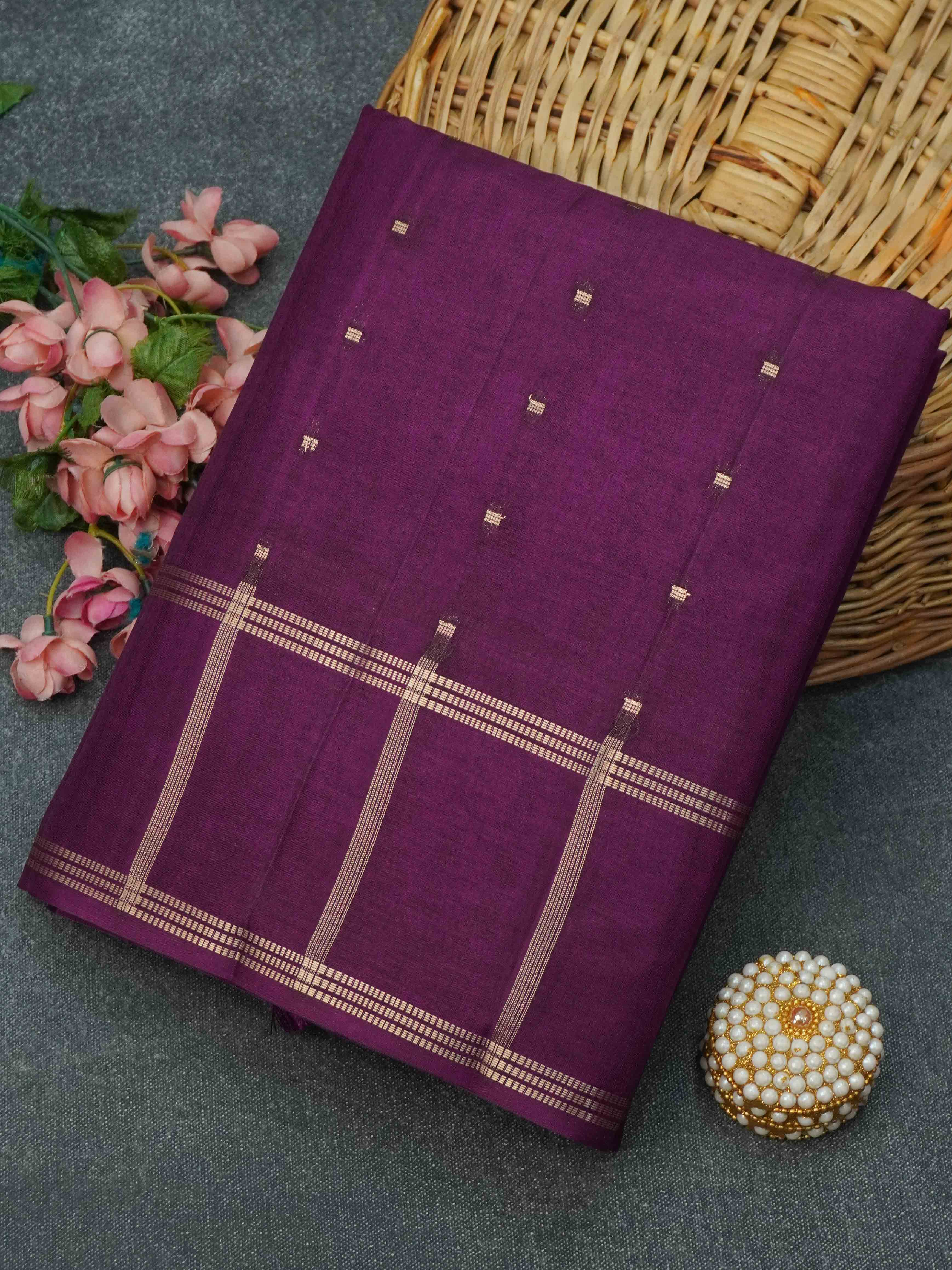 Handloom Matka Silk Saree | TTDS3375