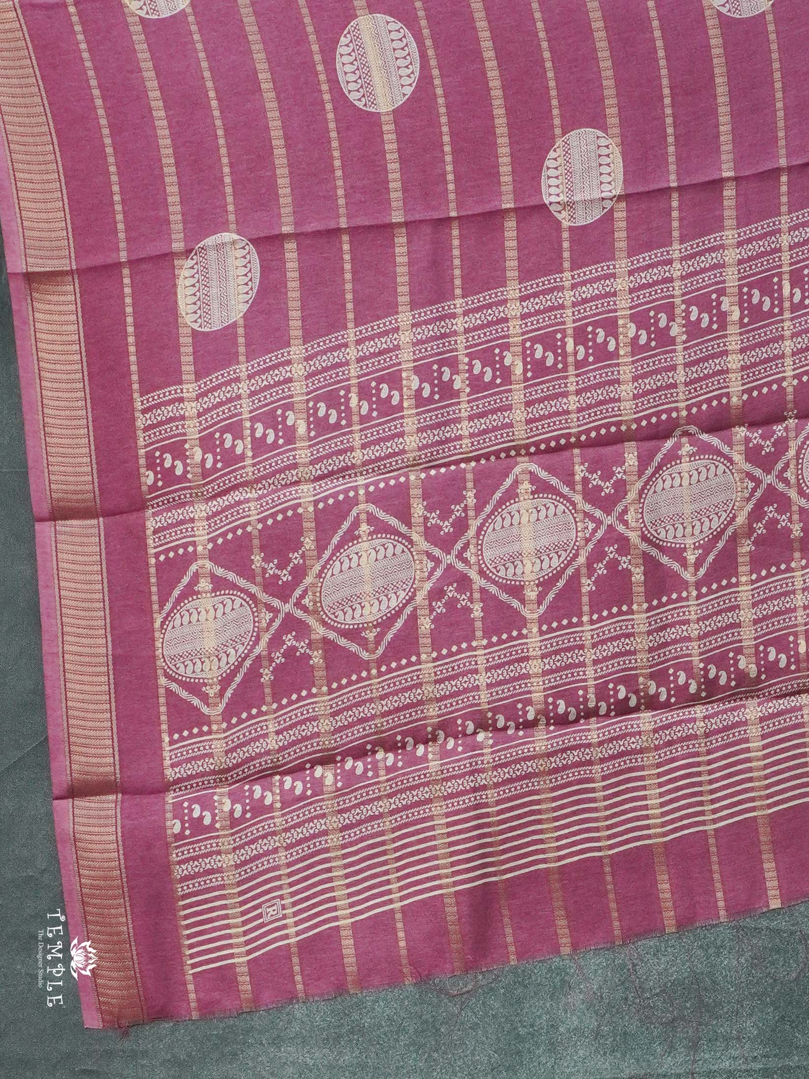 Georgette Saree With Zari Border | TTDS2461
