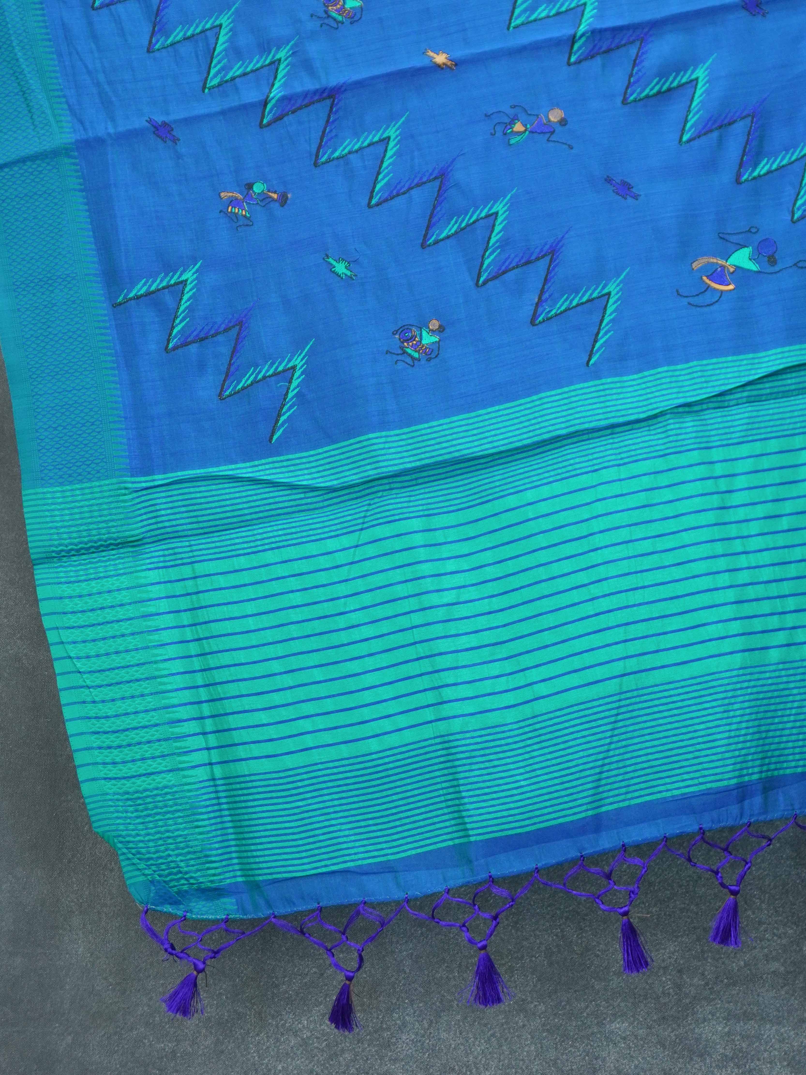 Semi Tussar Silk Saree | TTDS3377