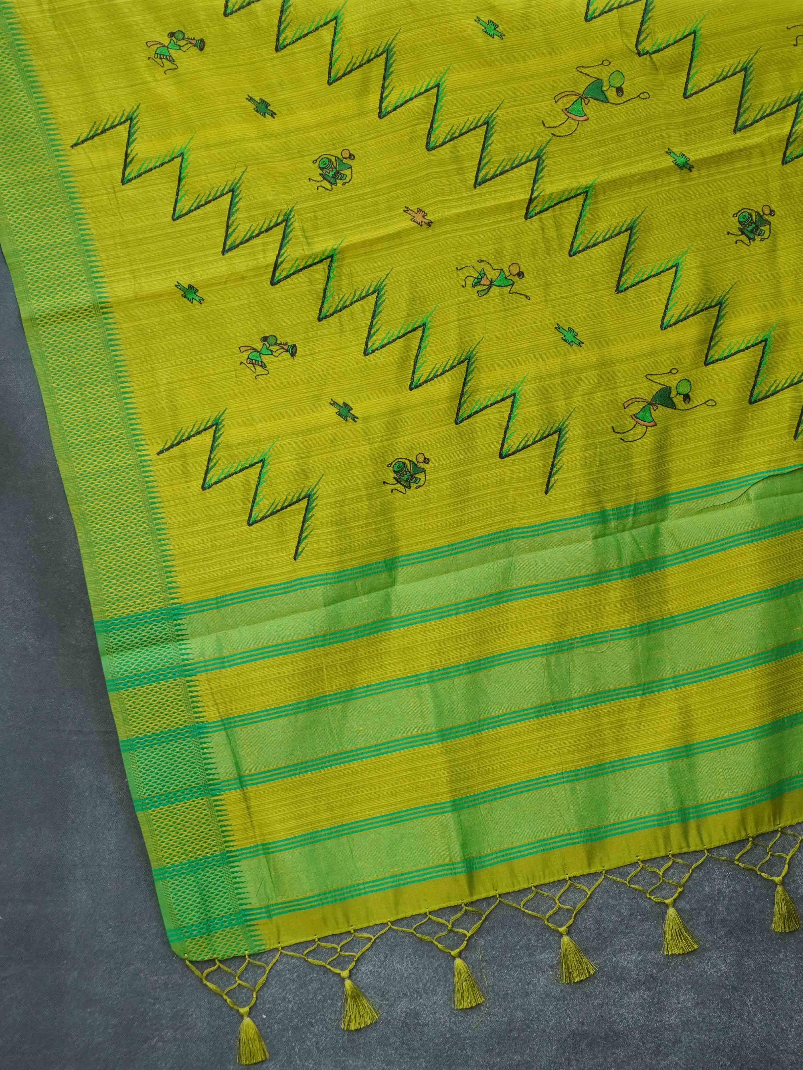 Semi Tussar Silk Saree | TTDS3377