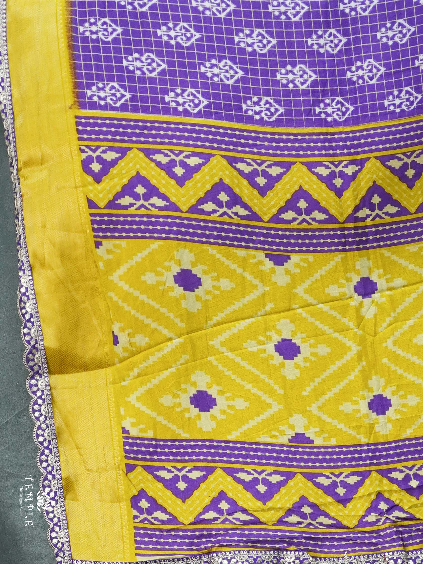 Dola Silk Saree With Scallop Border | TTDS2462
