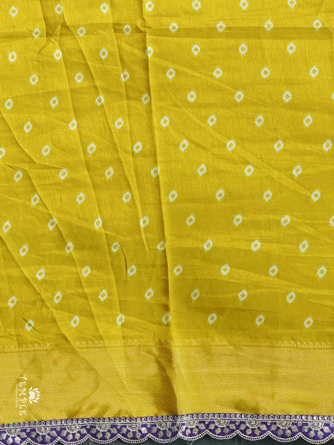 Dola Silk Saree With Scallop Border | TTDS2462