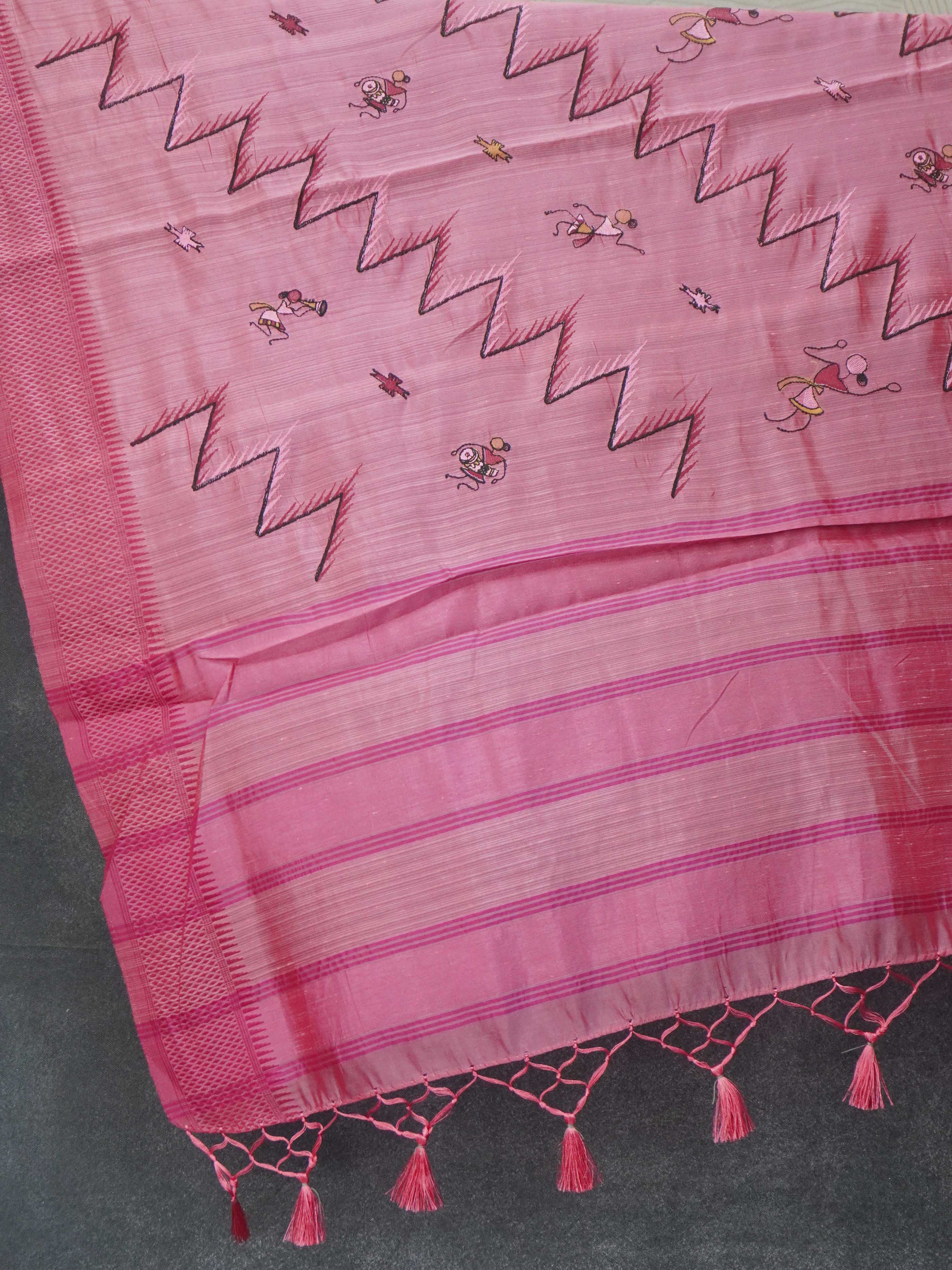 Semi Tussar Silk Saree | TTDS3377