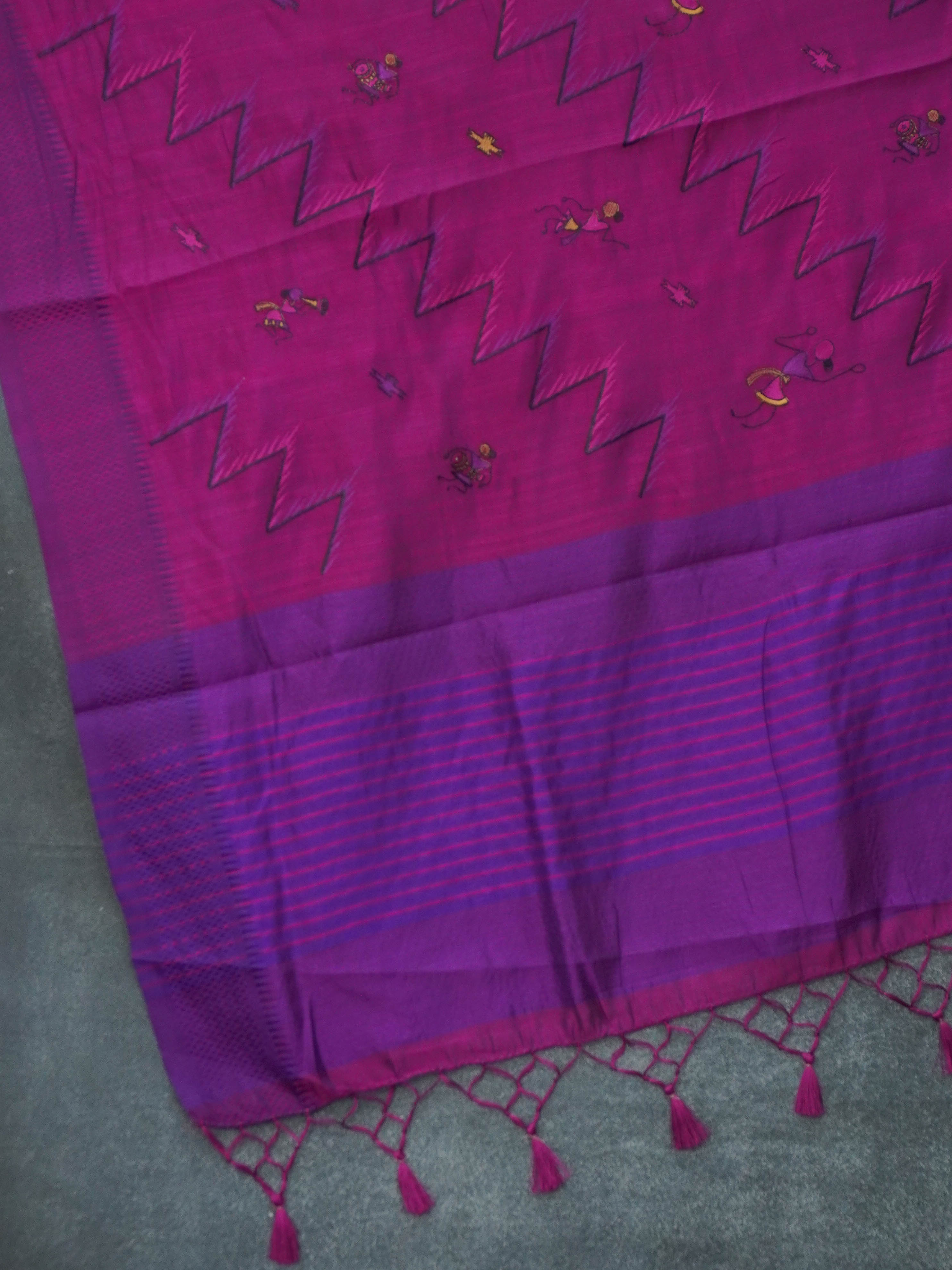Semi Tussar Silk Saree | TTDS3377