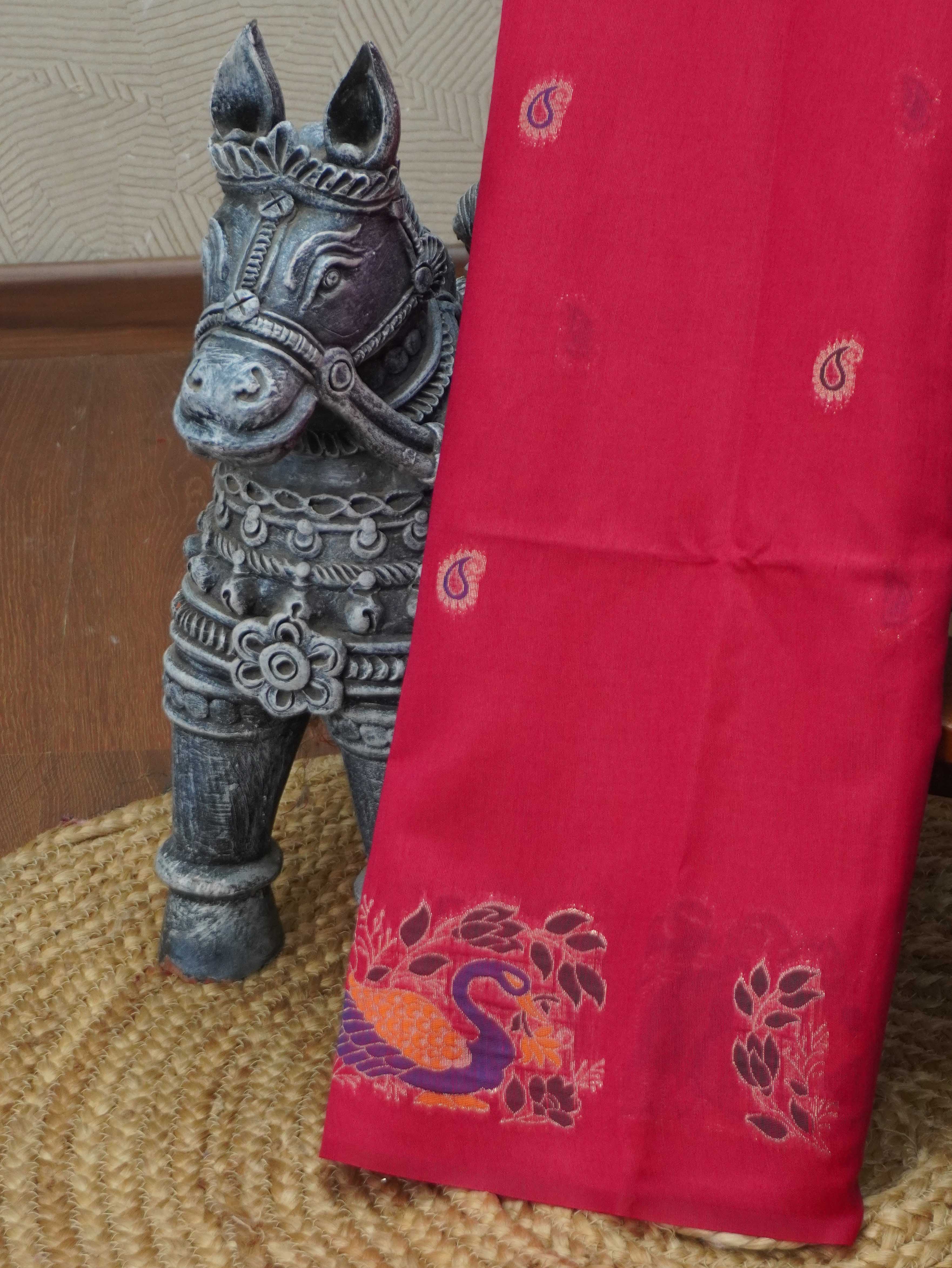 Raw Silk Saree | TTDS3380
