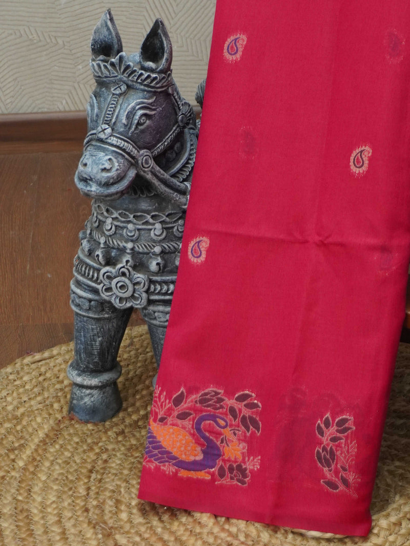Raw Silk Saree | TTDS3380
