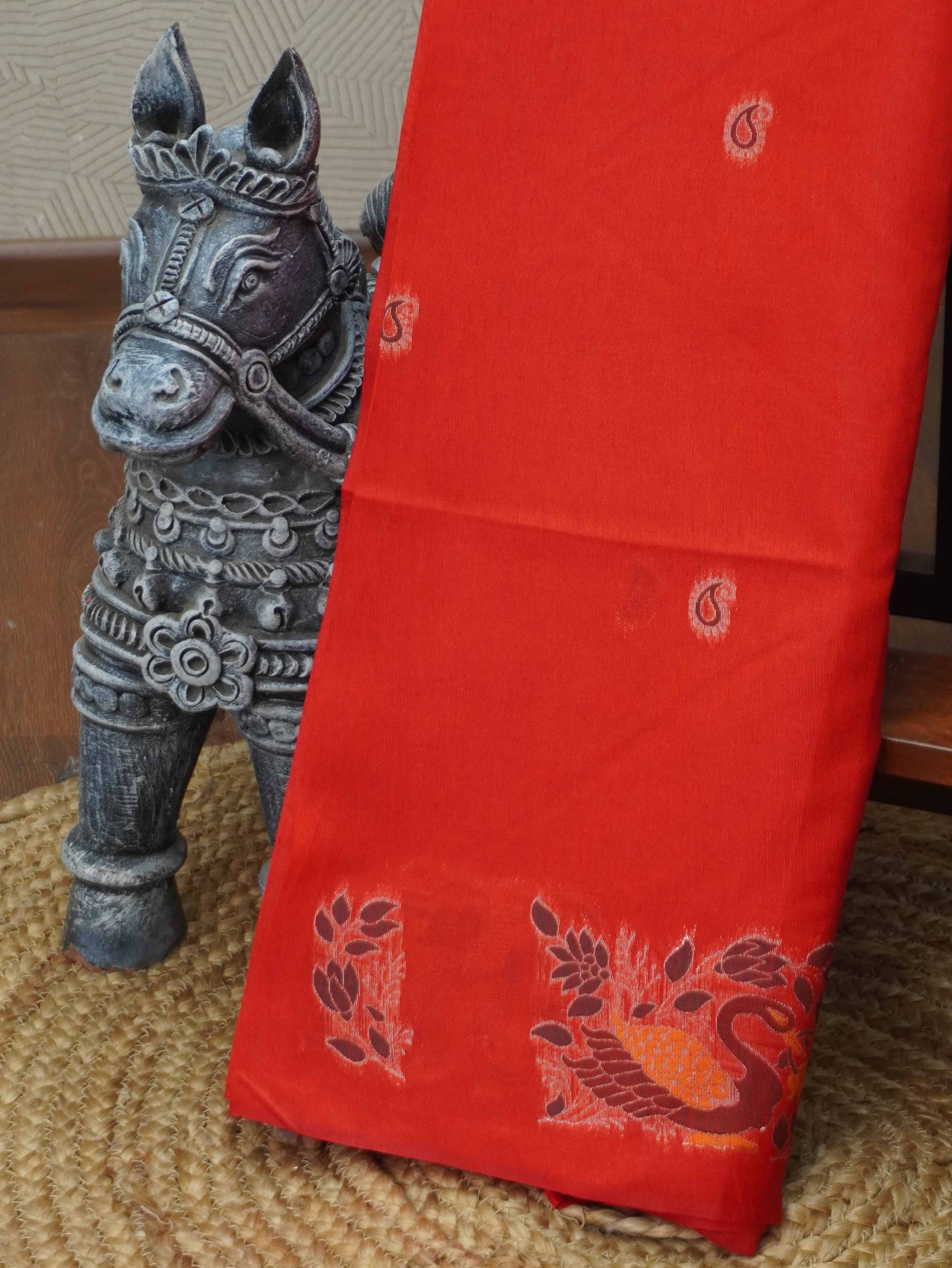 Raw Silk Saree | TTDS3380