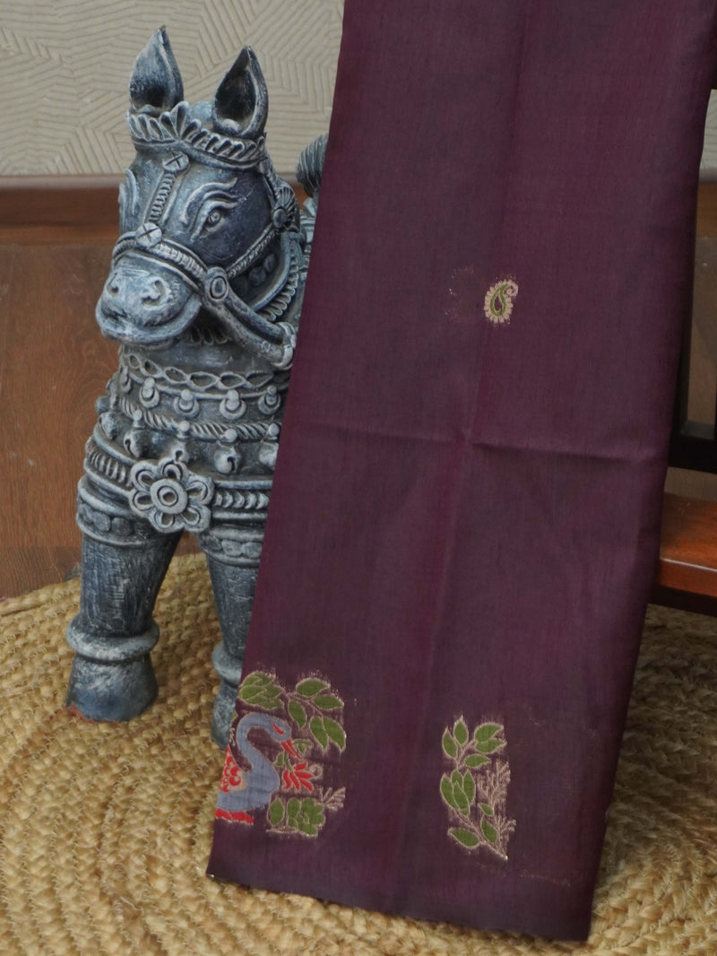 Raw Silk Saree | TTDS3380