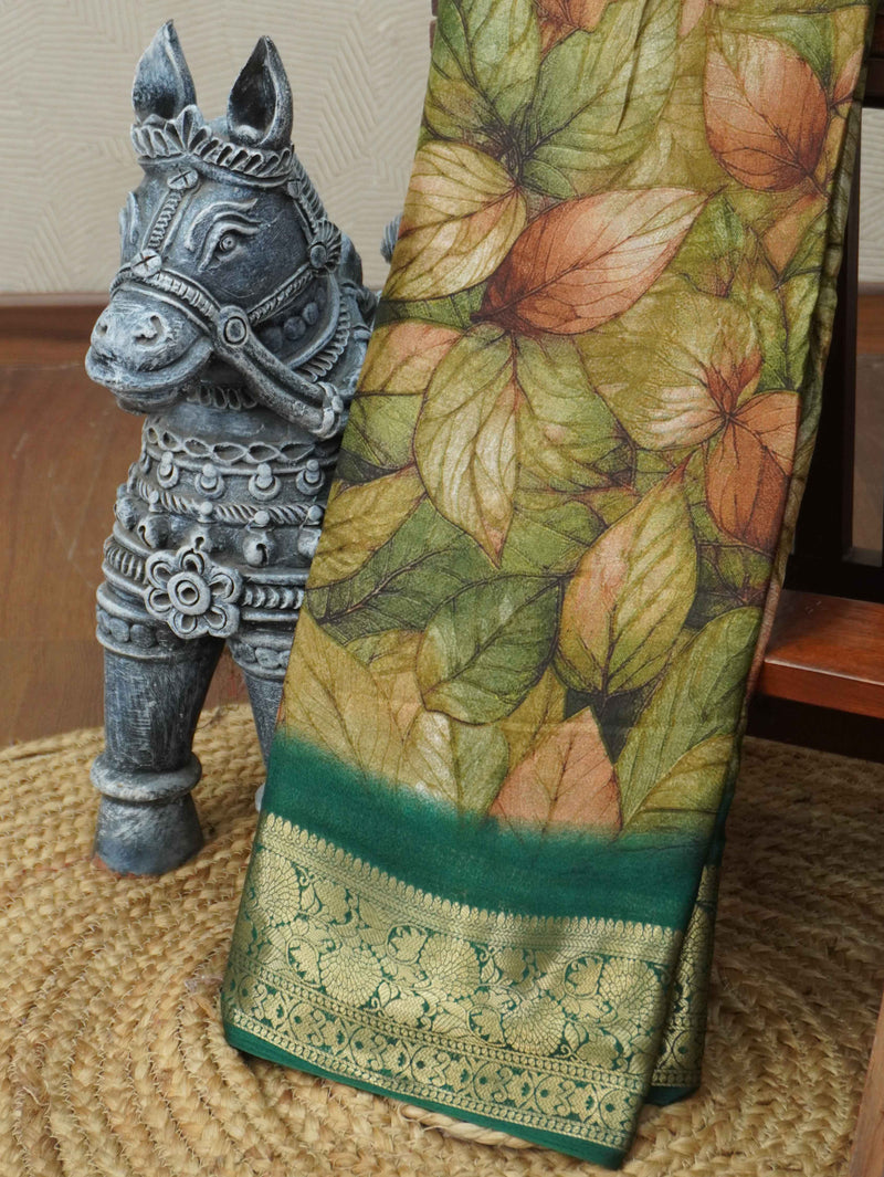 Printed Dola Saree | TTDS3378