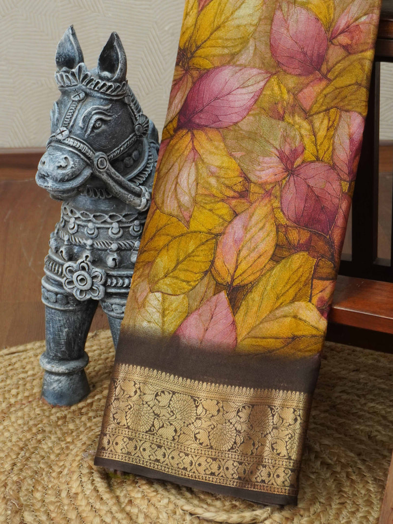 Printed Dola Saree | TTDS3378
