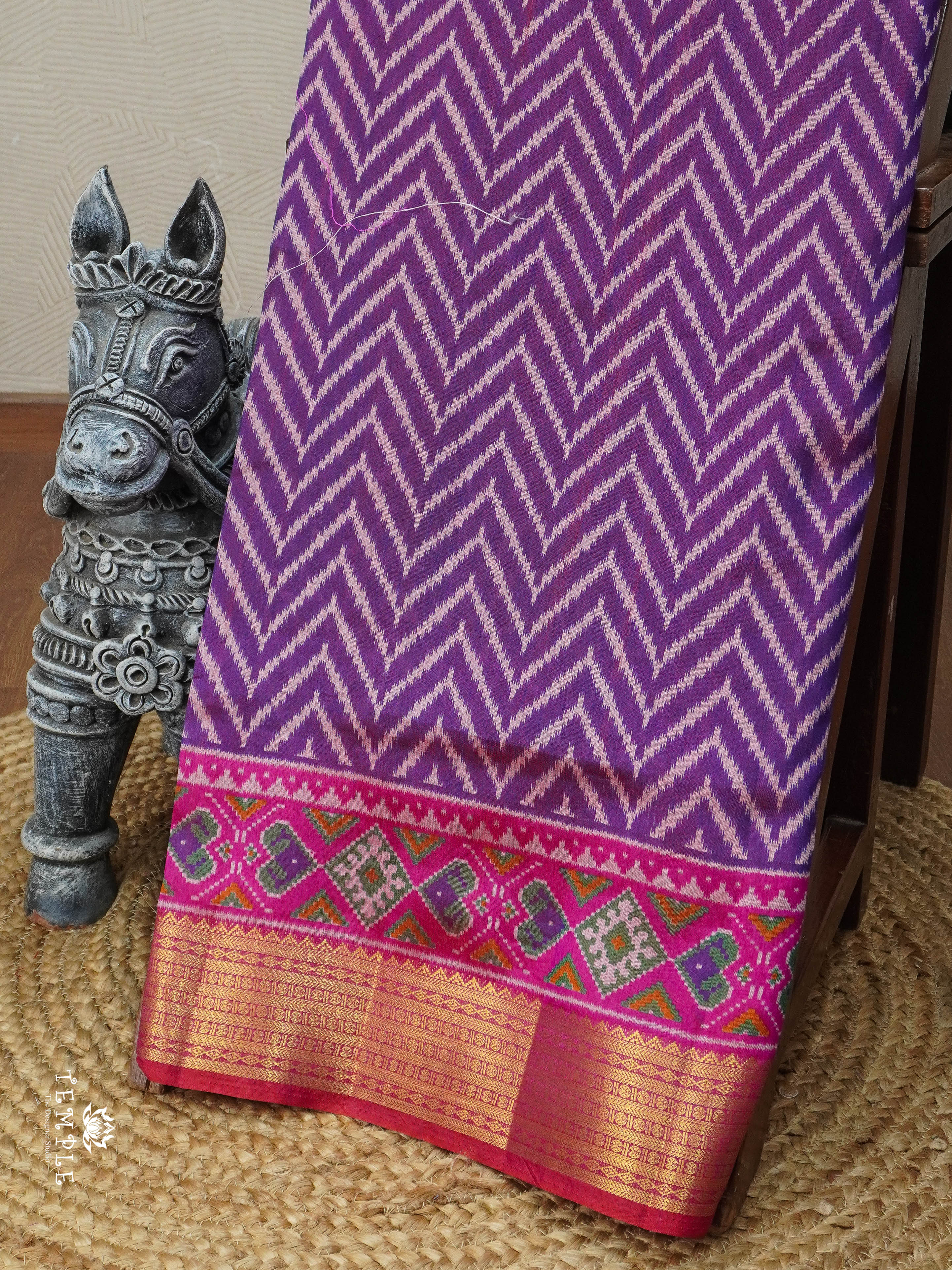 Printed Art Silk Saree | TTDS2953