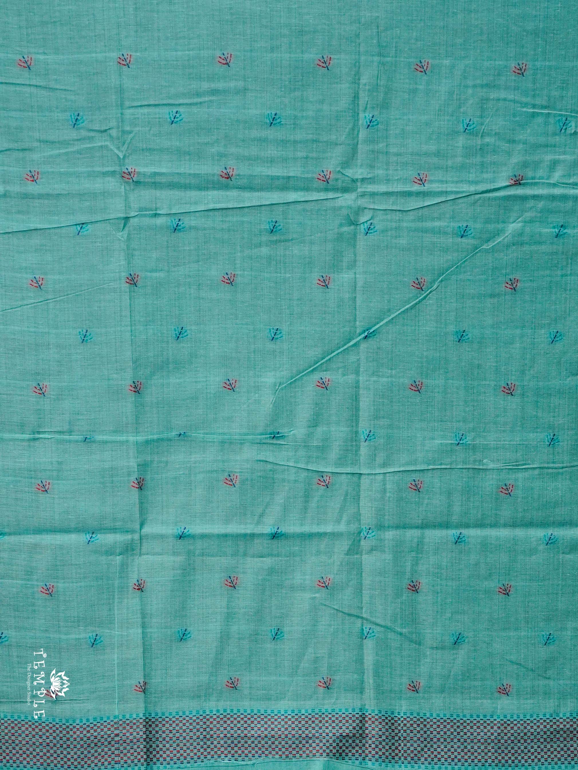 Chanderi Cotton Saree With Thread Woven | TTDS2463