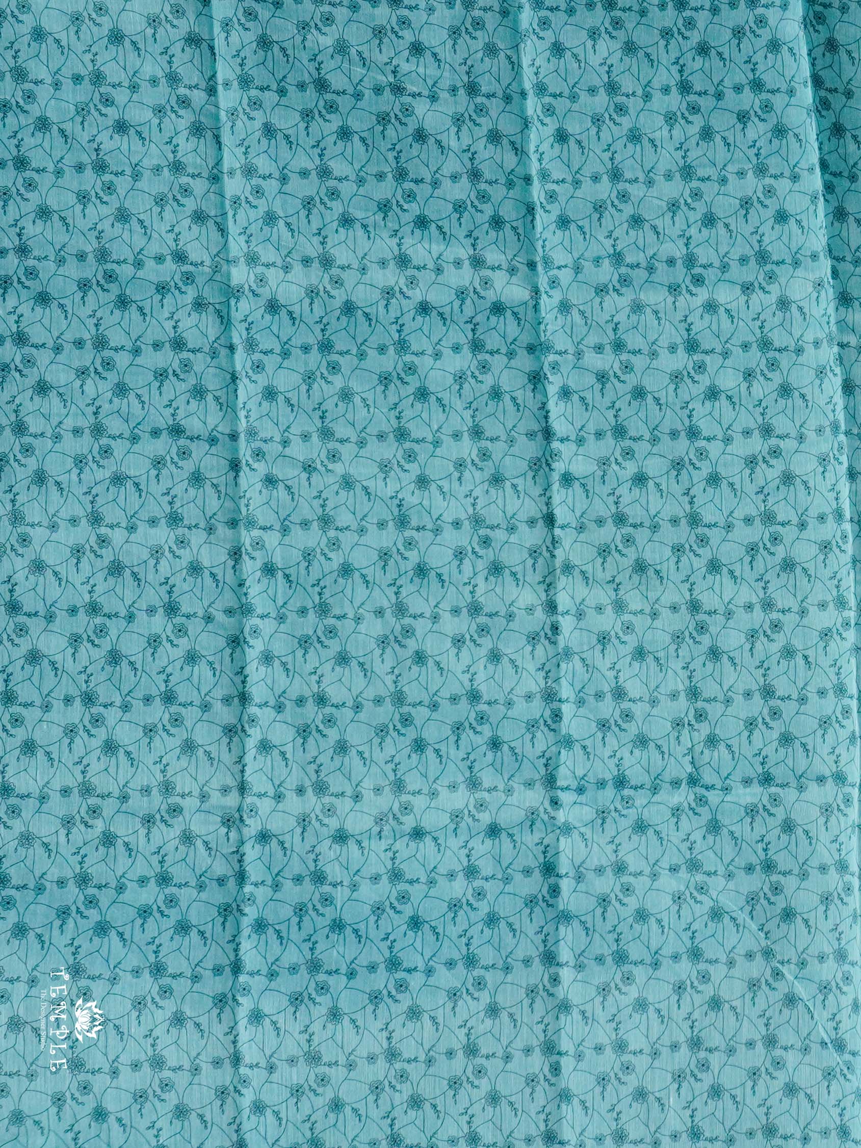 Chanderi Cotton Saree With Mirror Work | TTDS2464