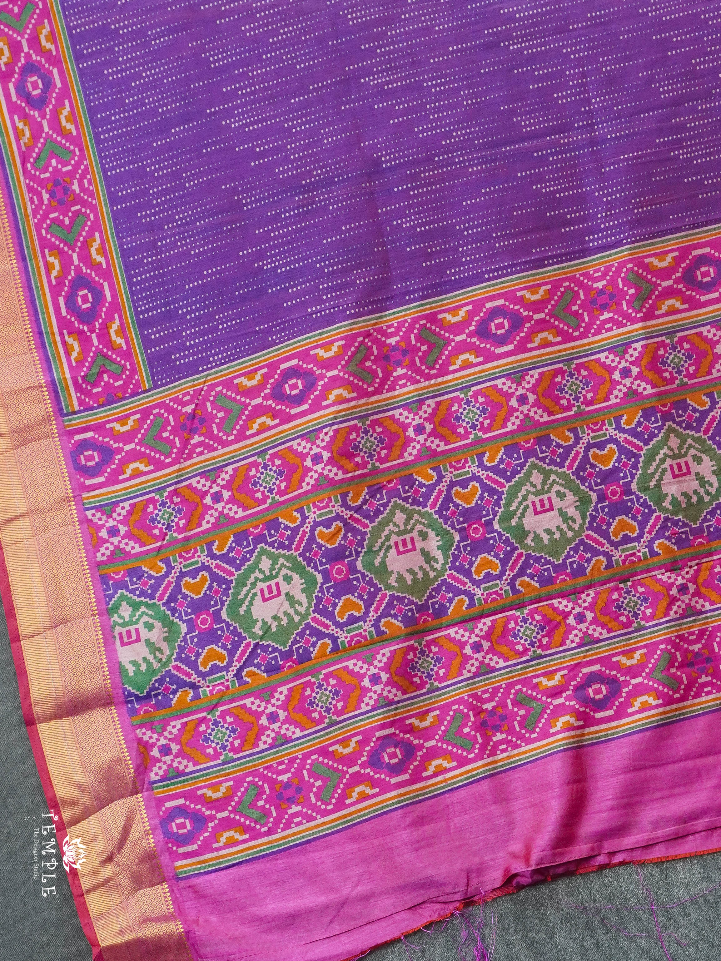 Printed Art Silk Saree | TTDS2953