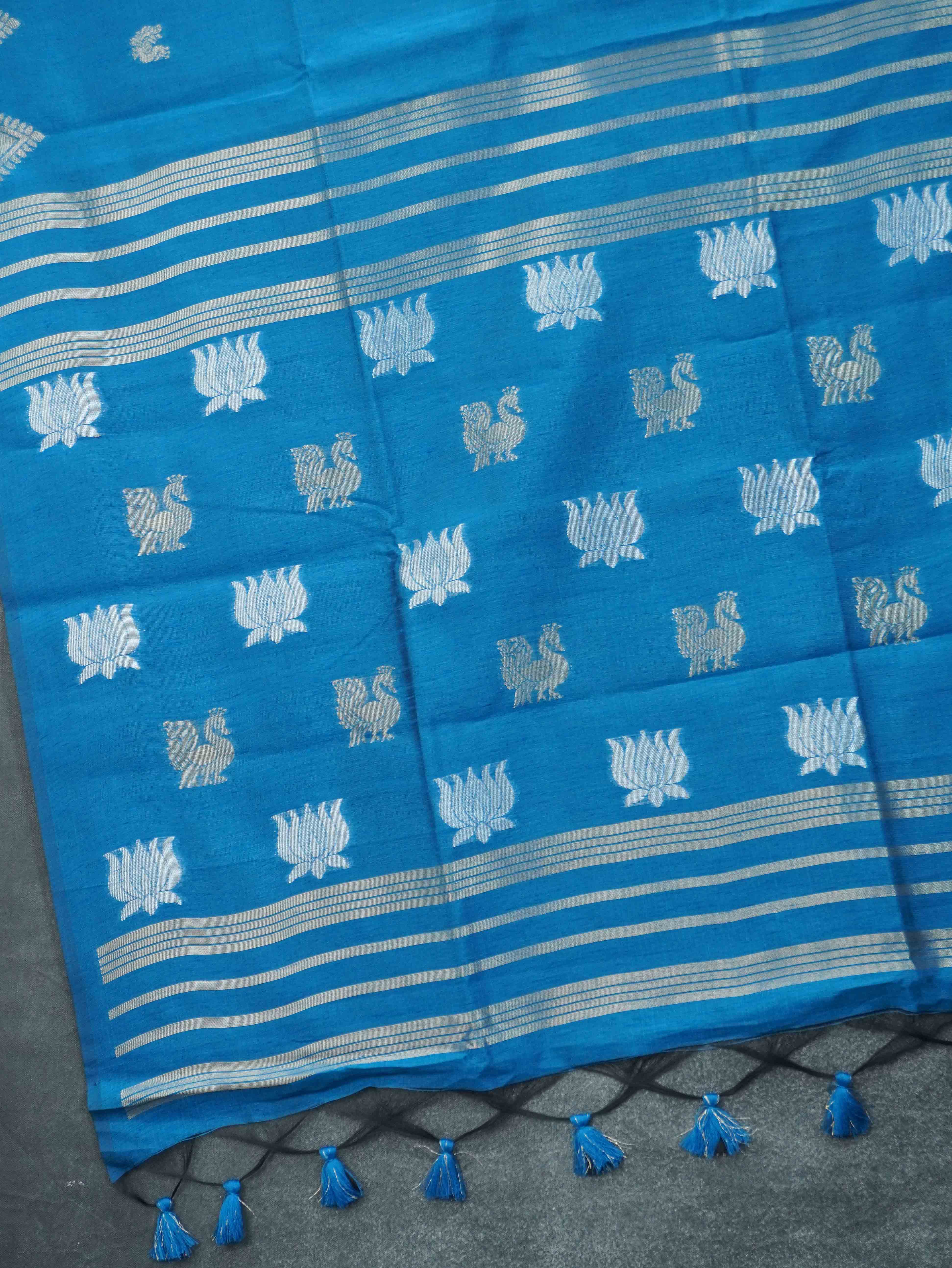 Chanderi Silk Cotton Saree | TTDS3385