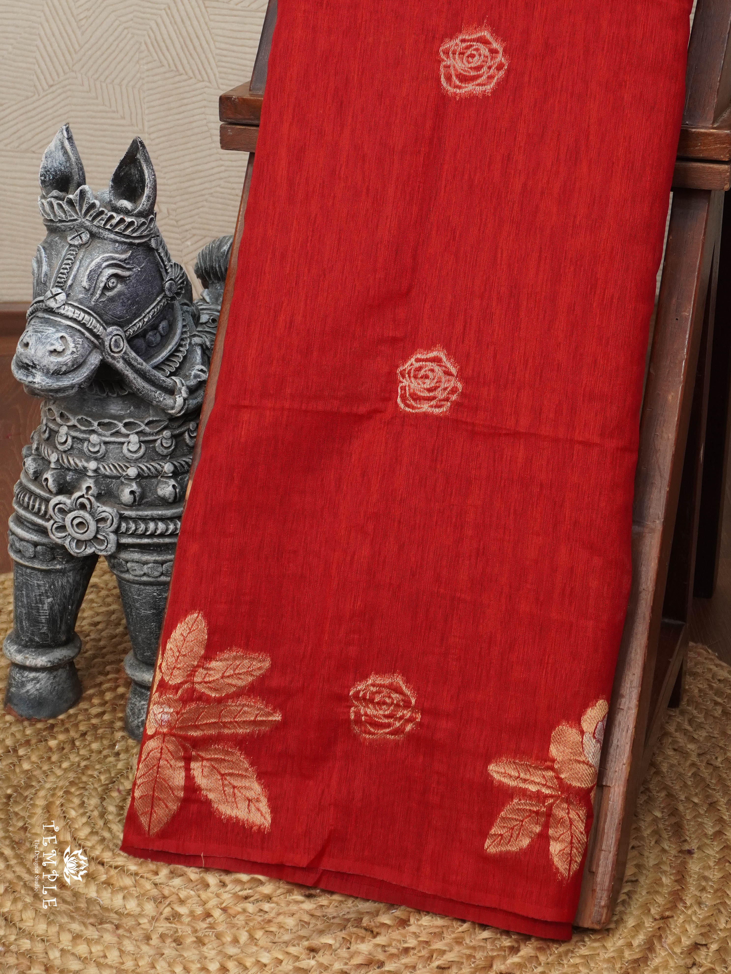 Linen Silk Saree | TTDS2958