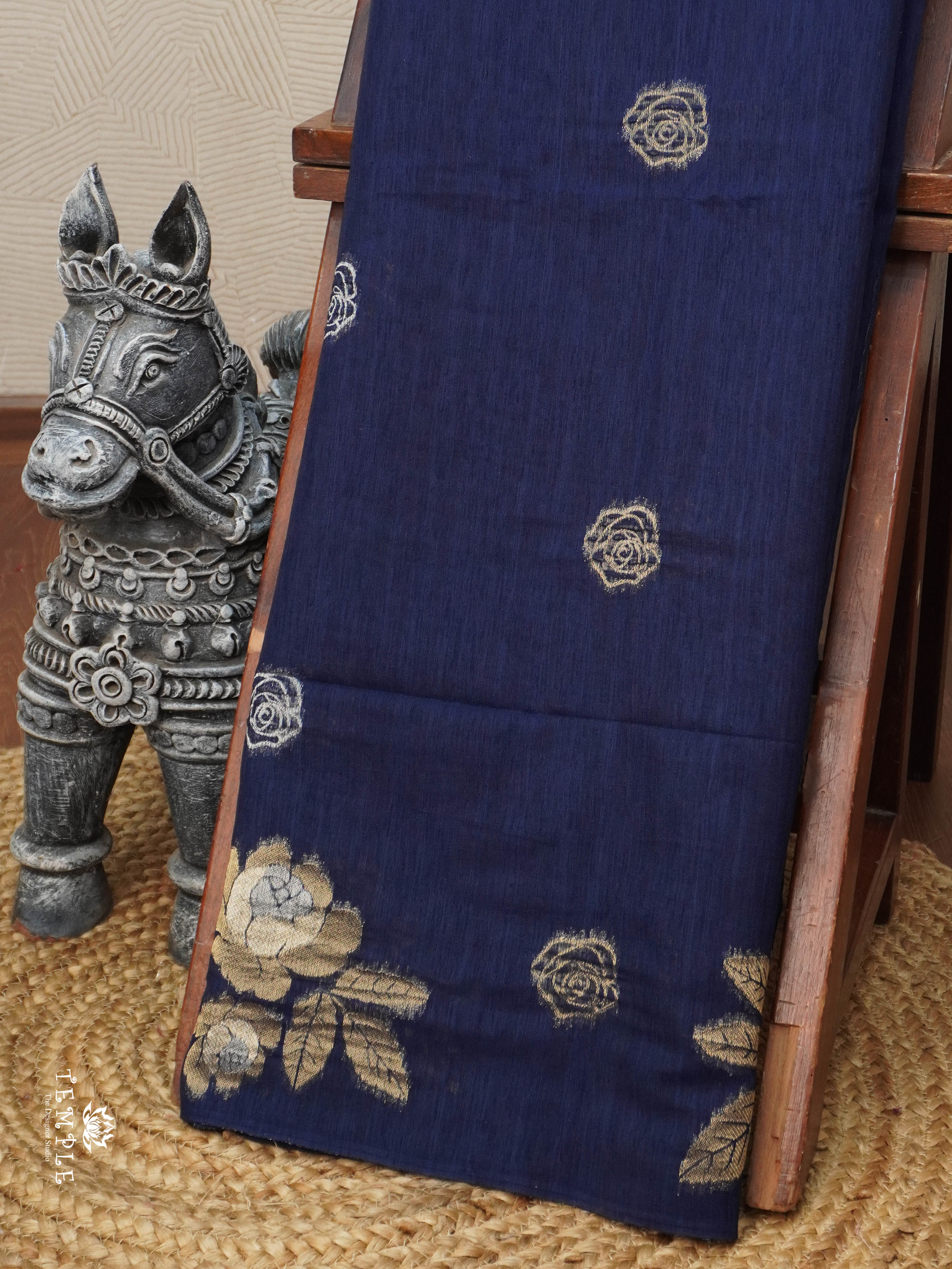 Linen Silk Saree | TTDS2958
