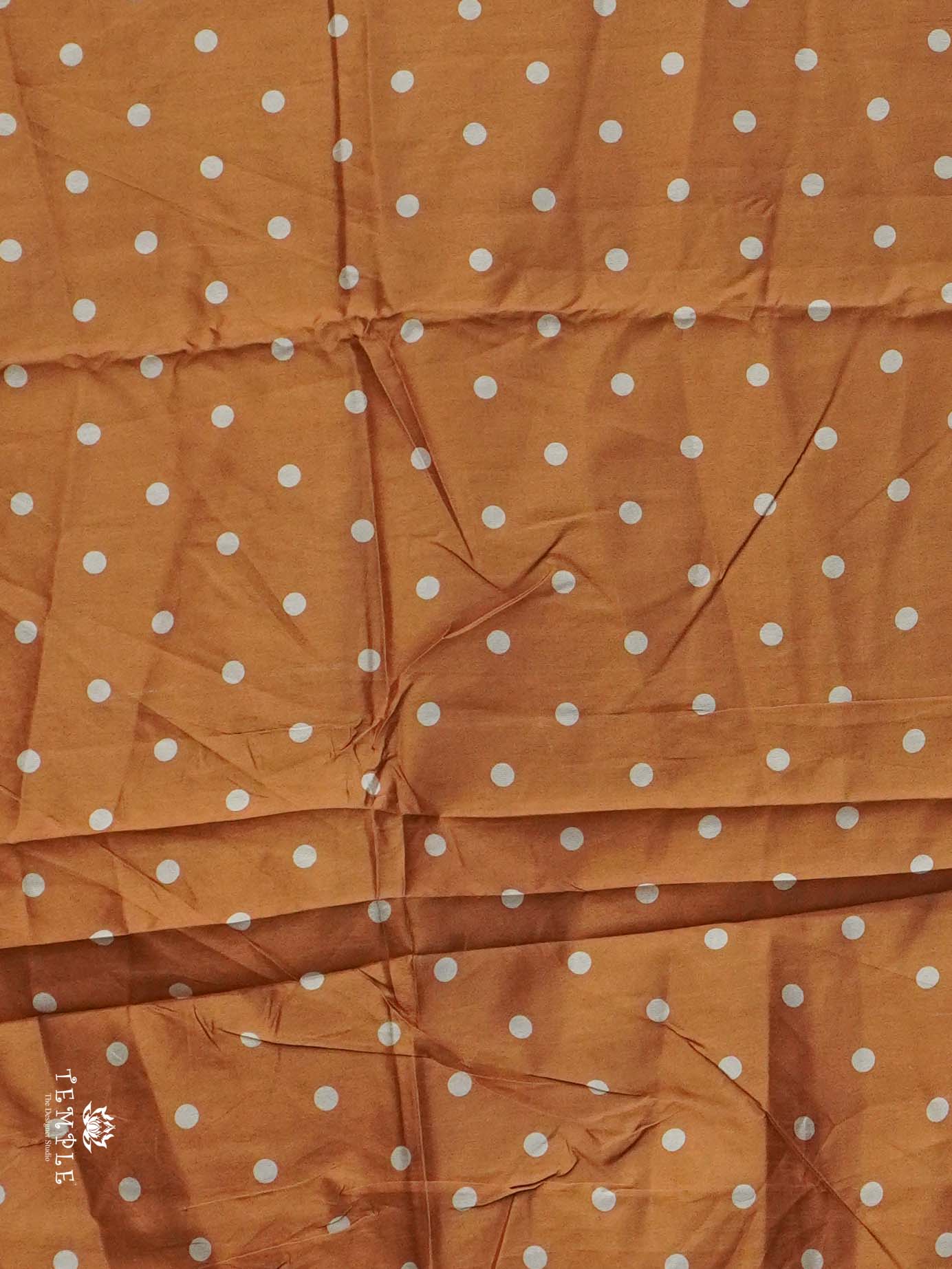 Italian Crepe Silk Saree(Mustard) | TTDS2002