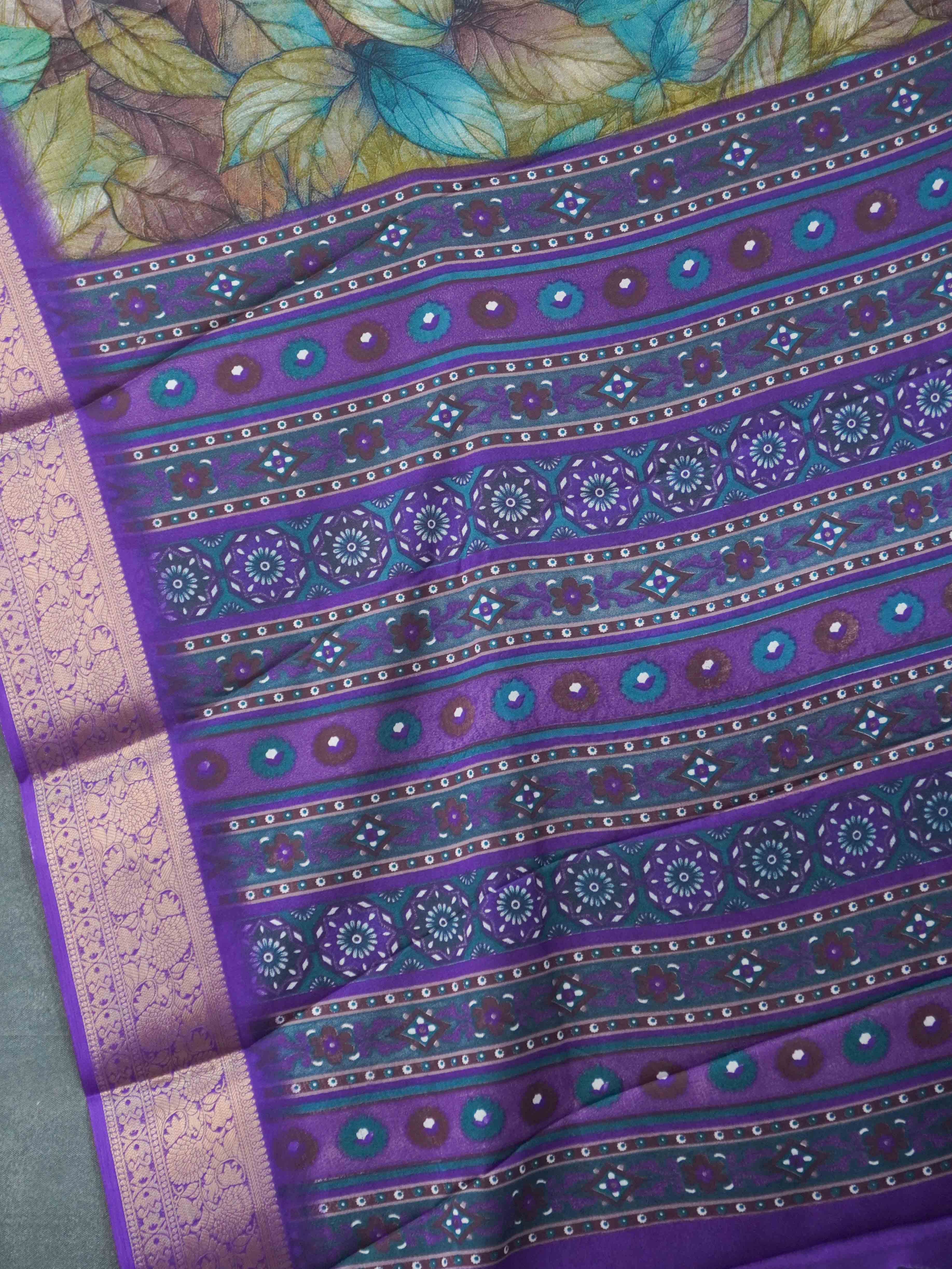 Printed Dola Saree | TTDS3378