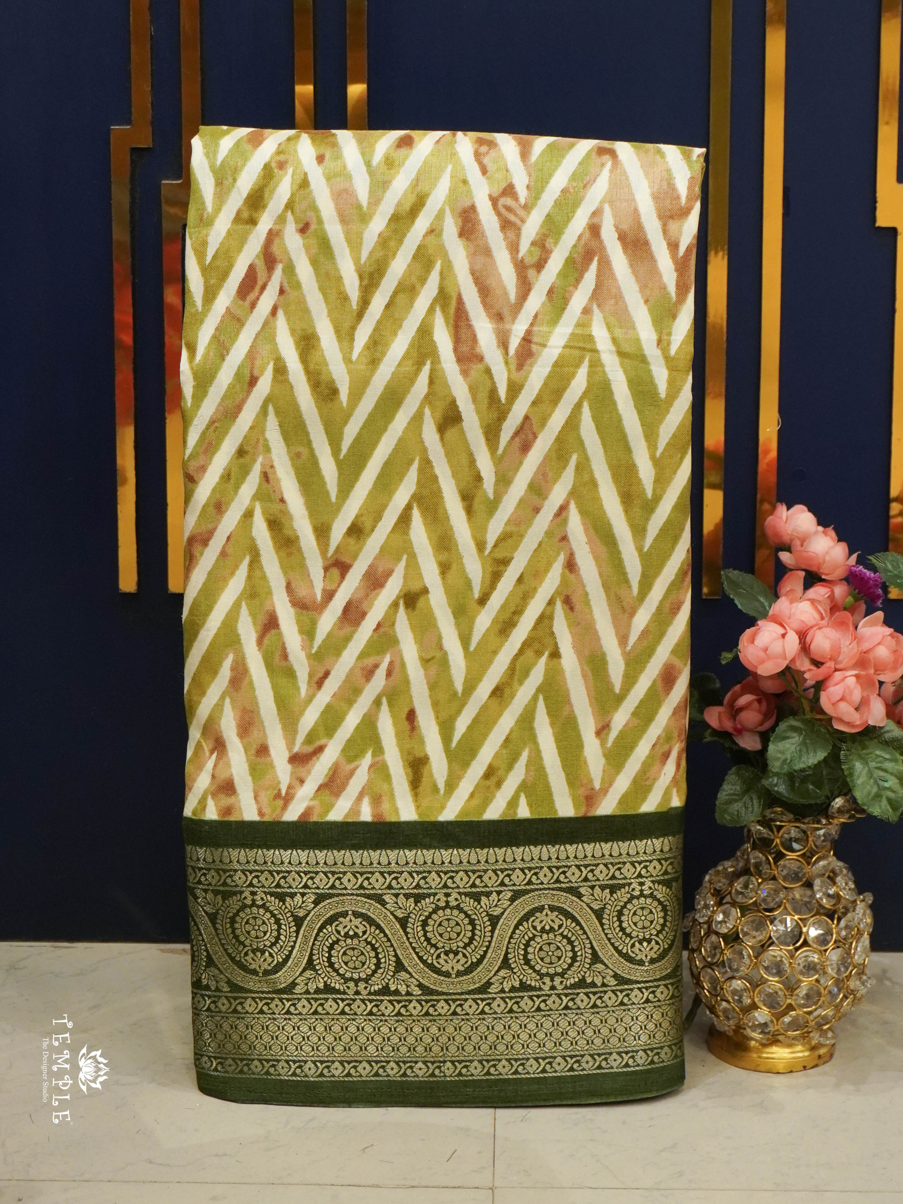 Fancy Printed Dola Saree | TTDS1503 | Merry Deals