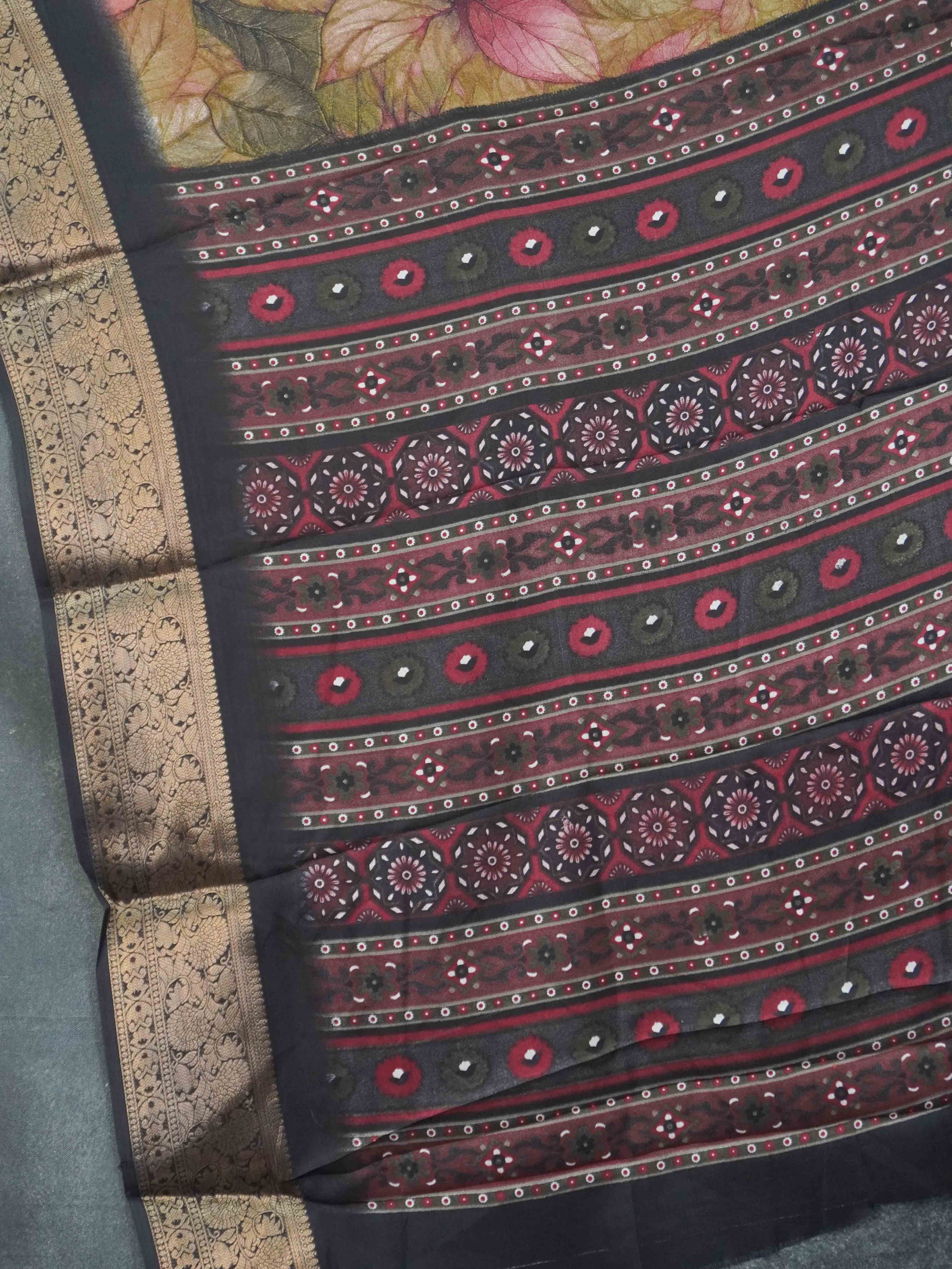 Printed Dola Saree | TTDS3378