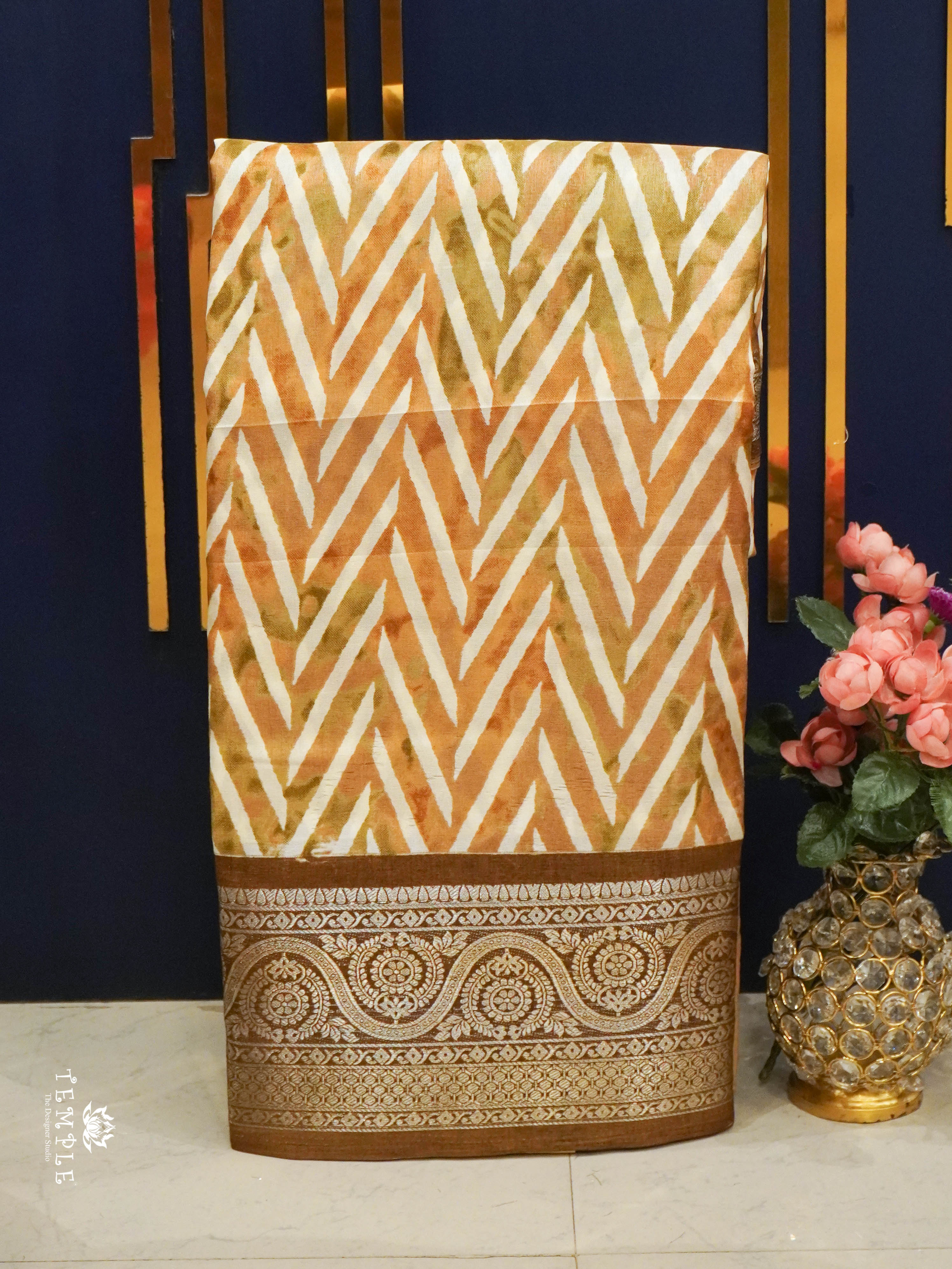 Fancy Printed Dola Saree | TTDS1503 | Merry Deals