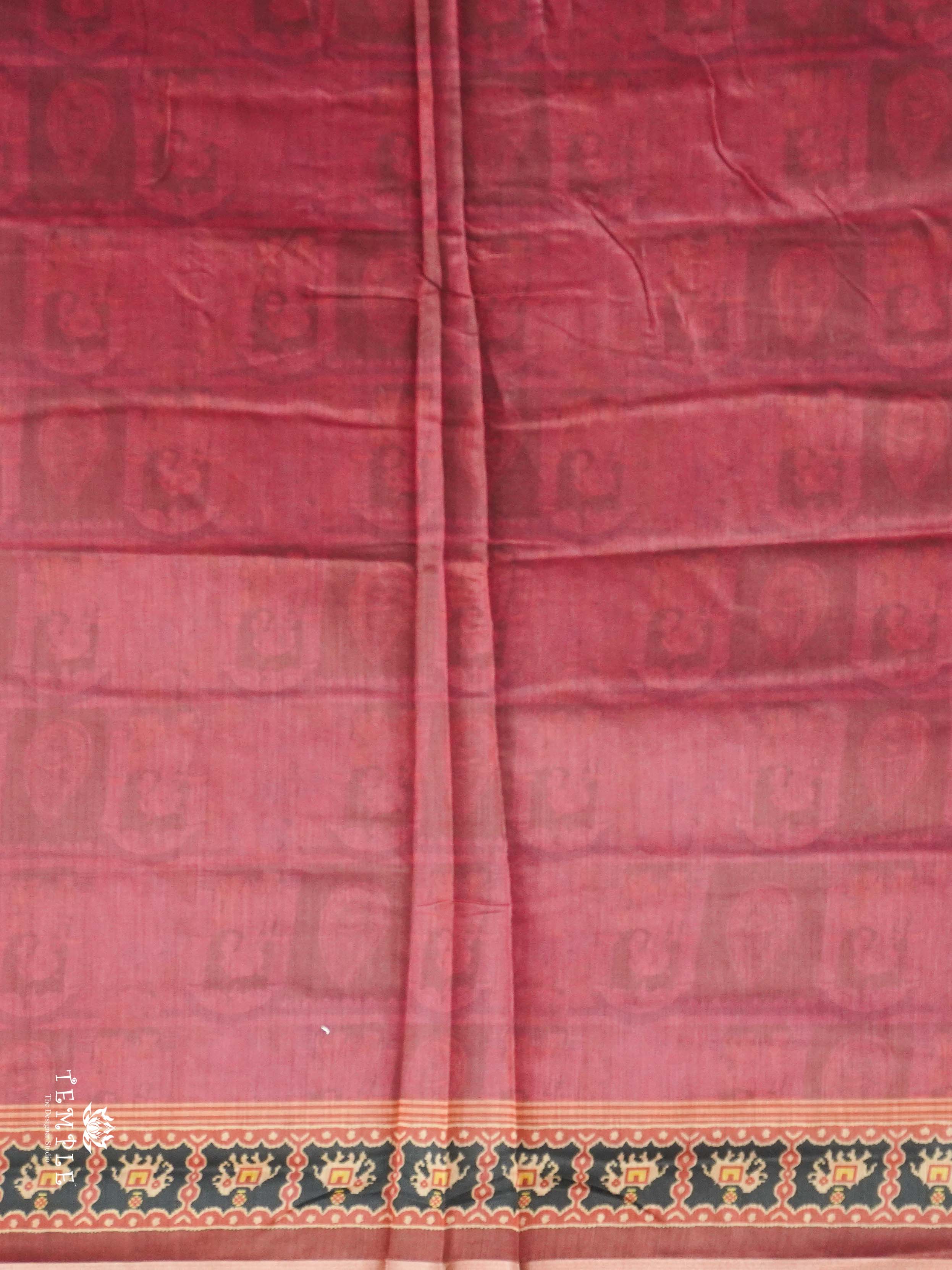 Kalamkari Pattern Chanderi Saree | TTDS2473