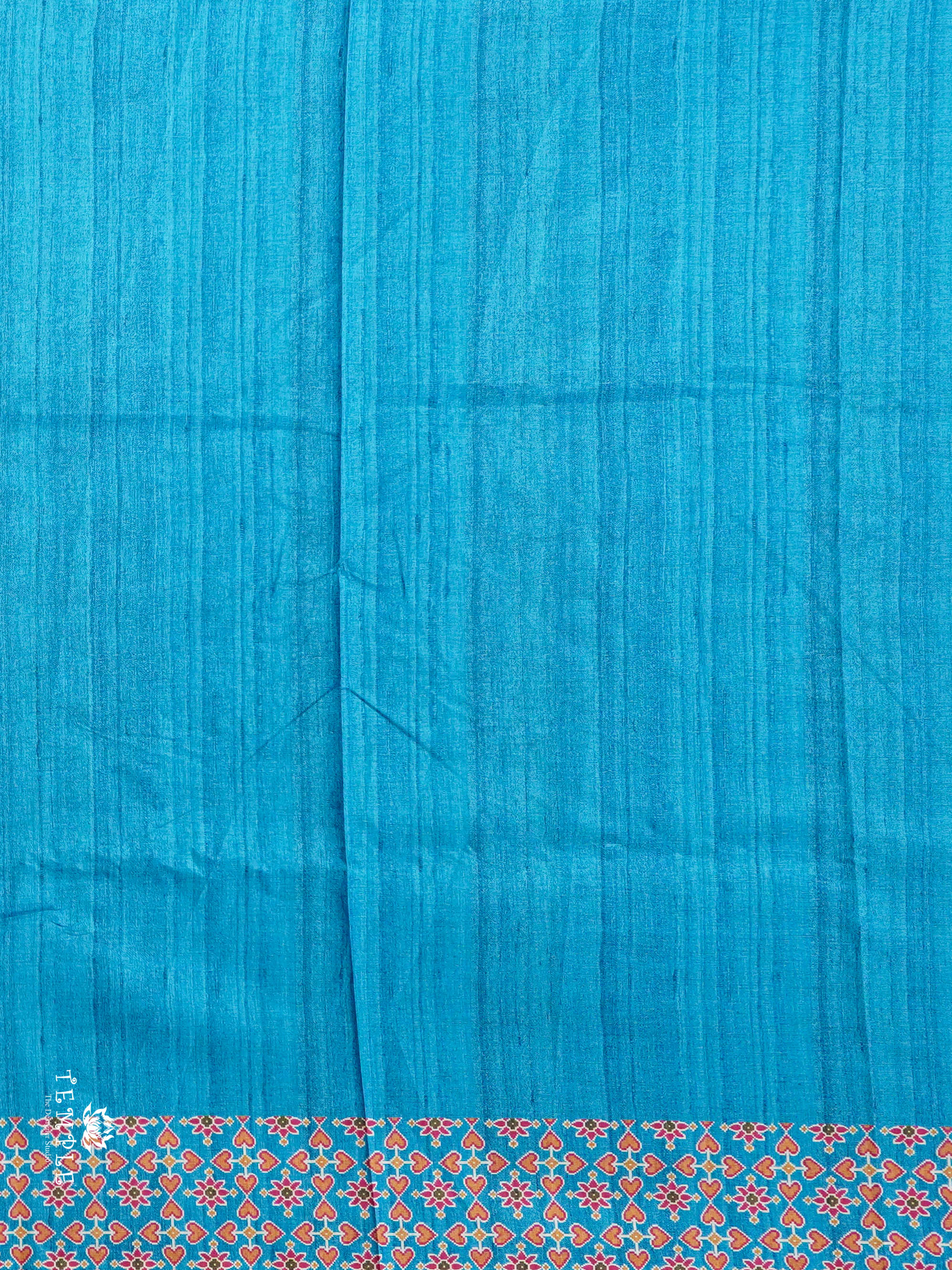 Printed Tussar Silk Saree | TTDS2956