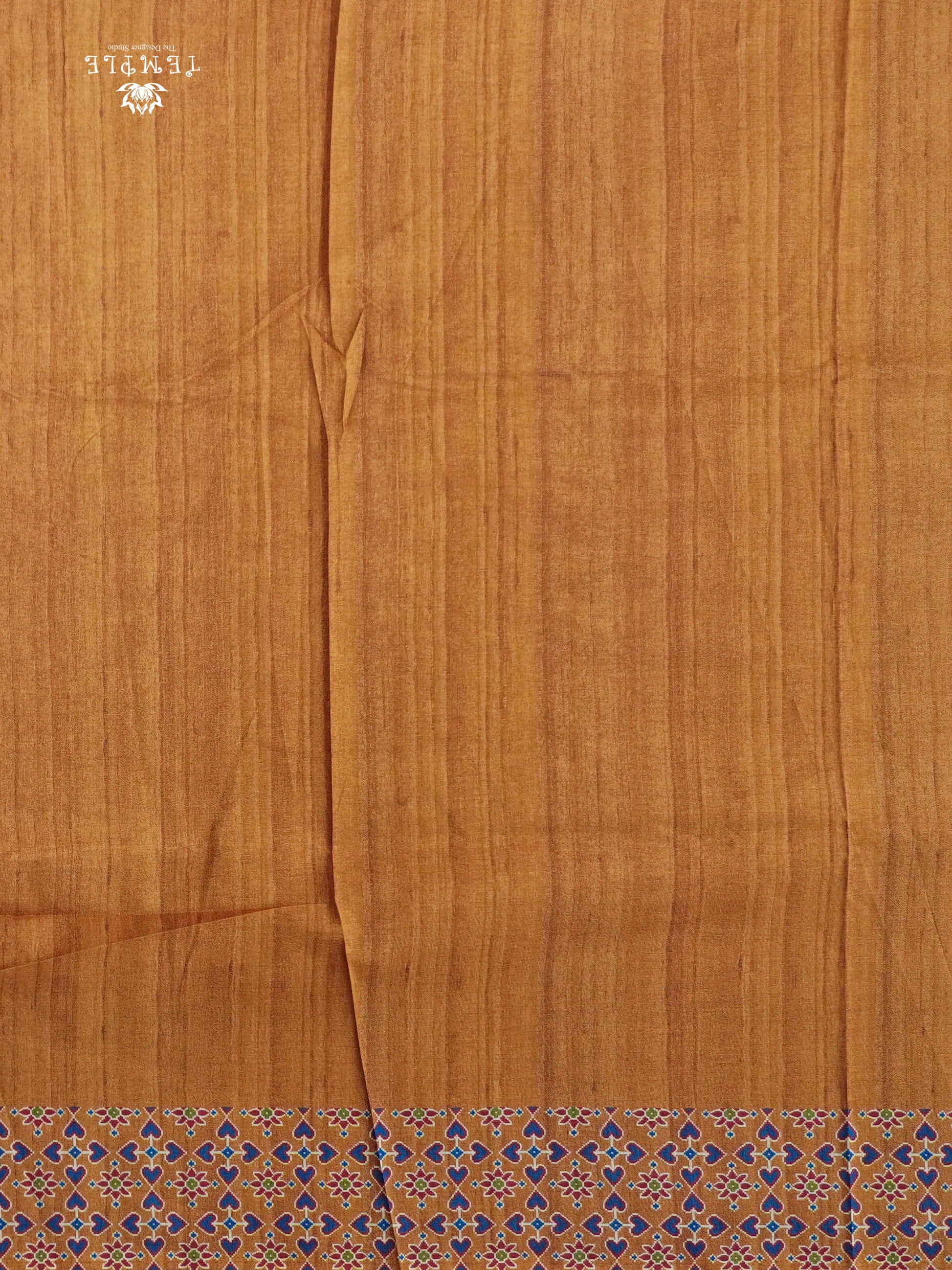 Printed Tussar Silk Saree | TTDS2956