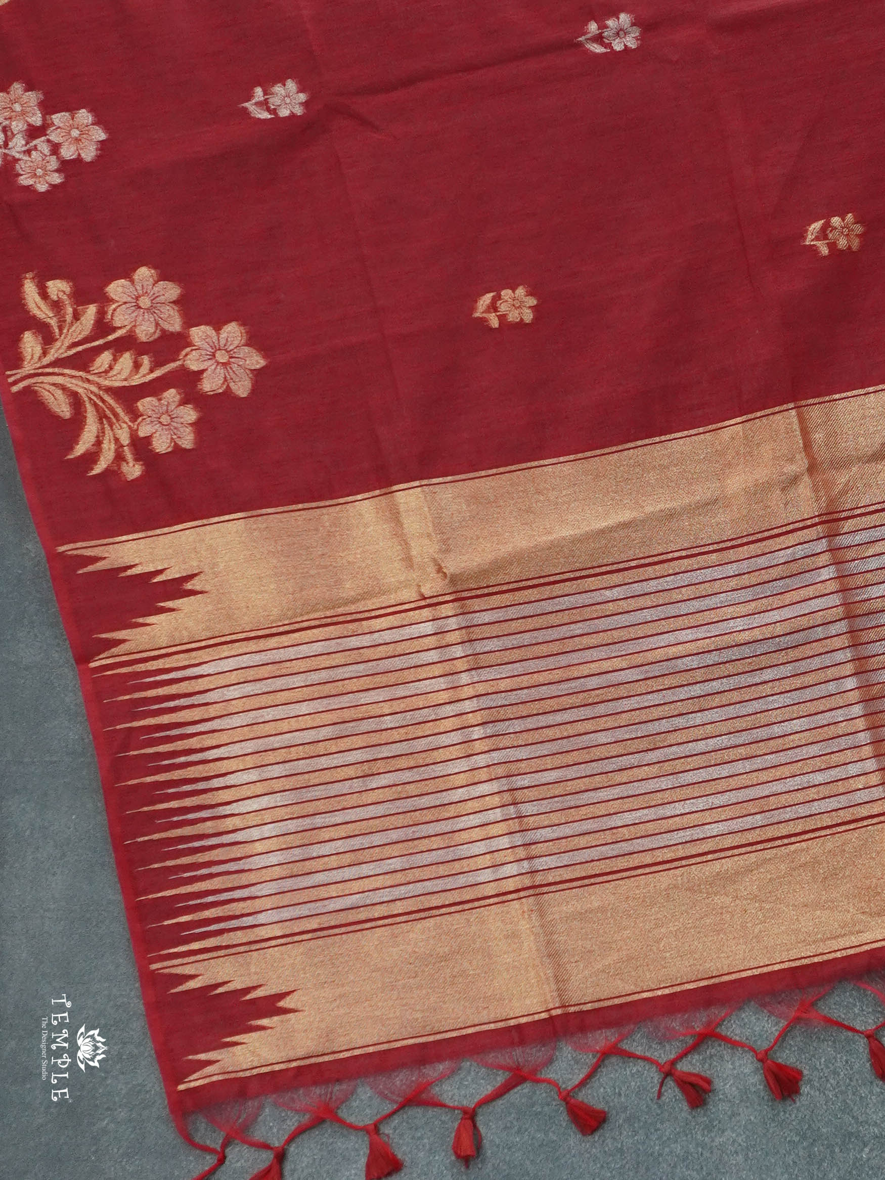 Linen Silk Saree | TTDS2950