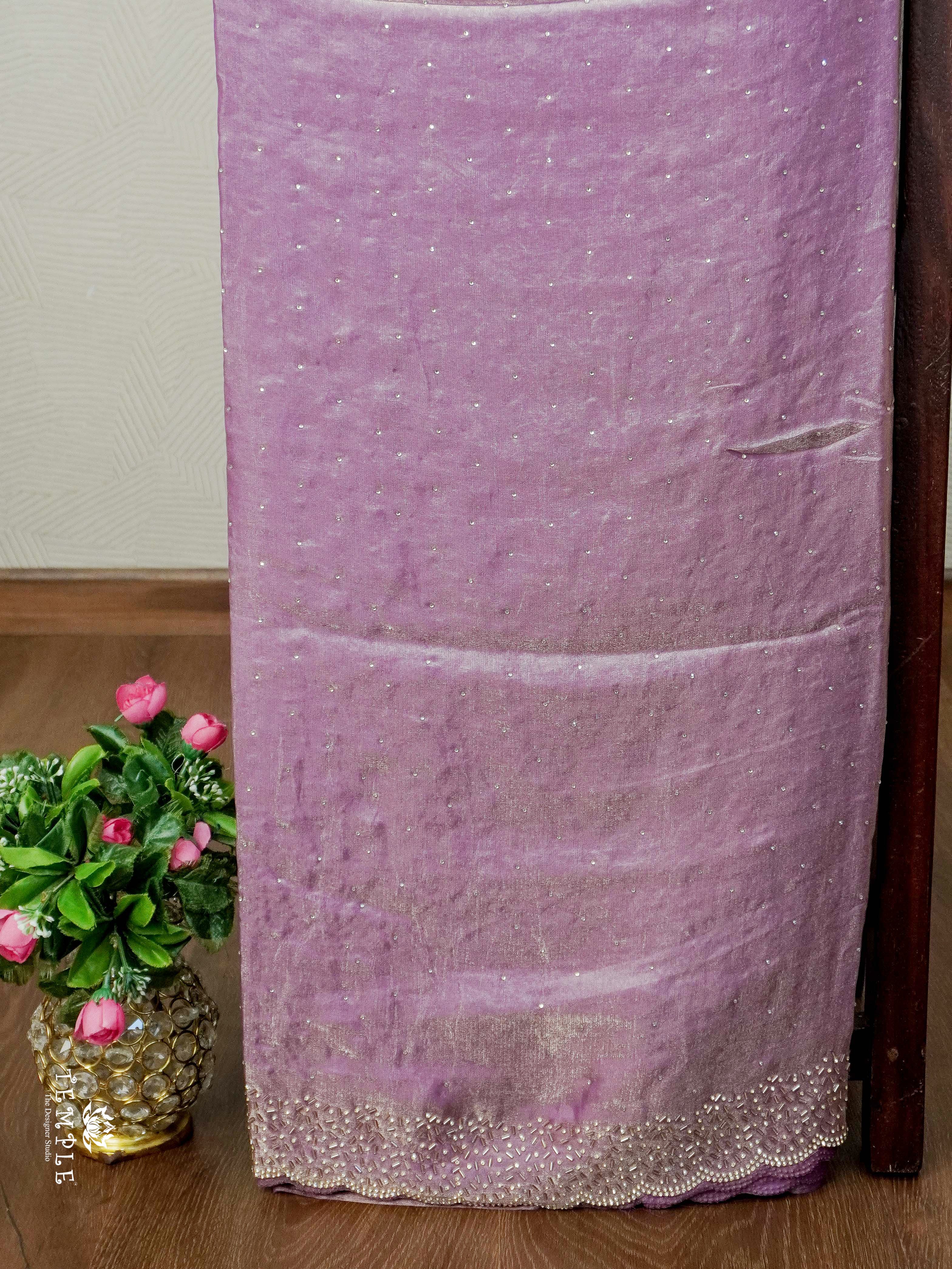 Designer Saree With Stone Work | TTDS2484