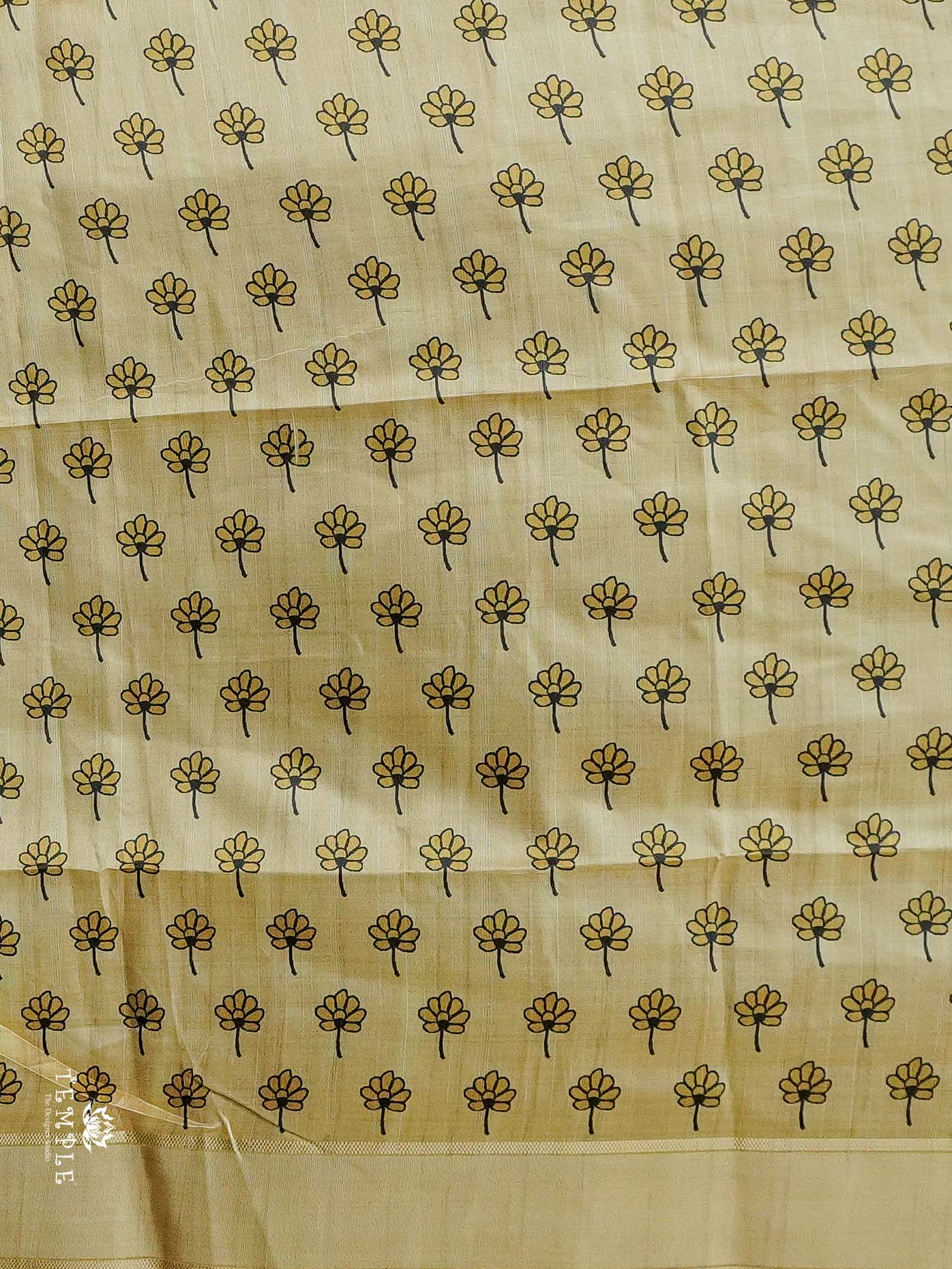 Kosa Silk Saree With Printed Pallu | TTDS2480
