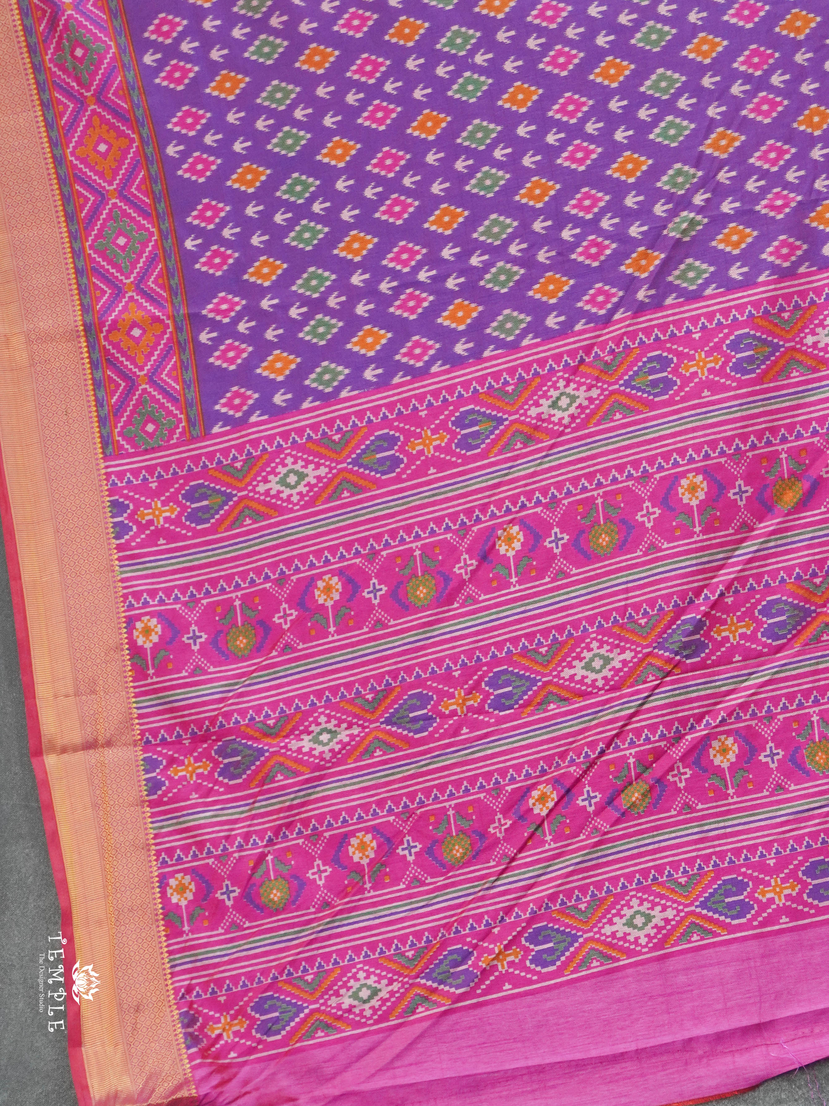 Printed Art Silk Saree | TTDS2953