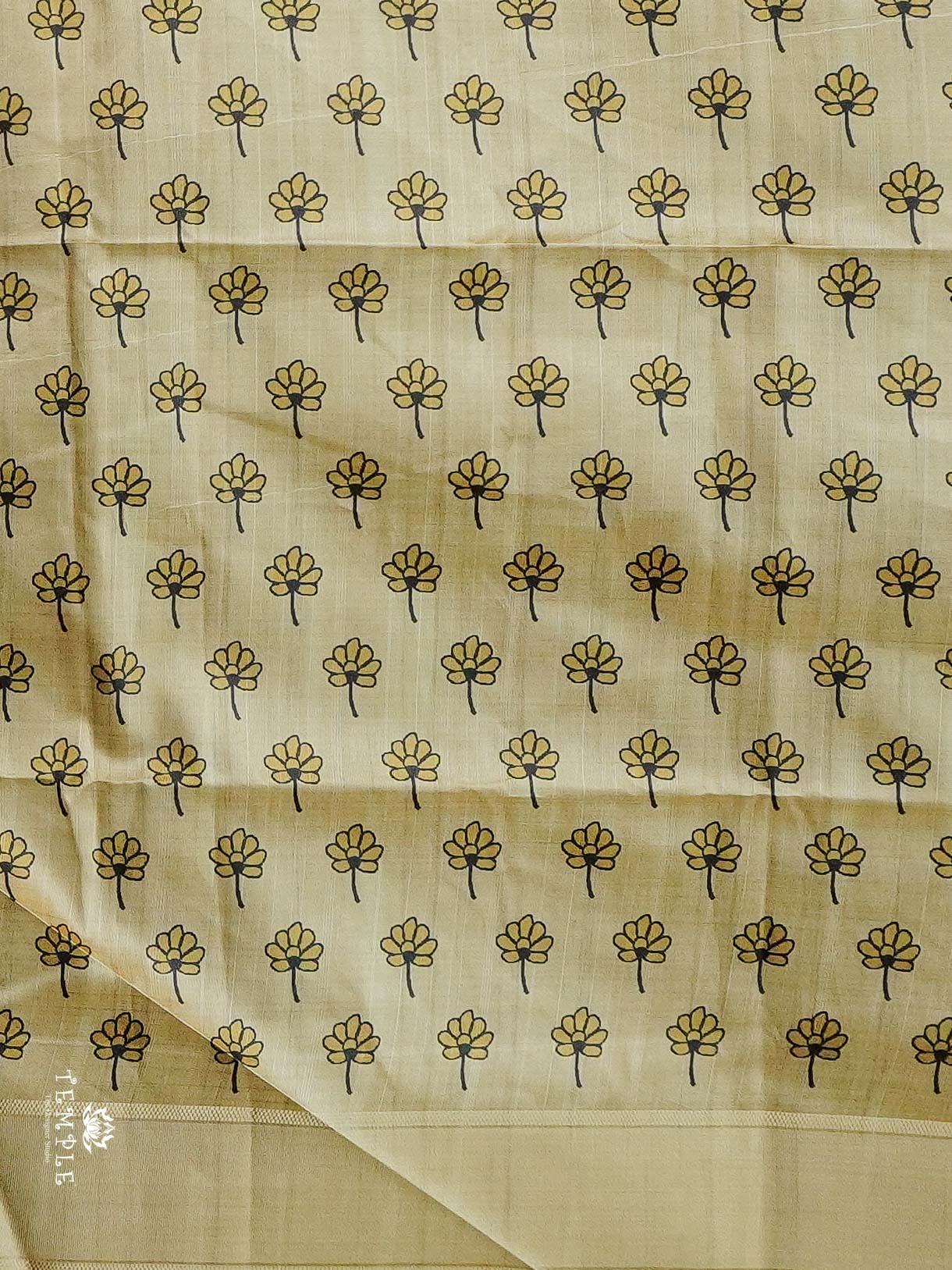 Kosa Silk Saree With Printed Pallu | TTDS2480
